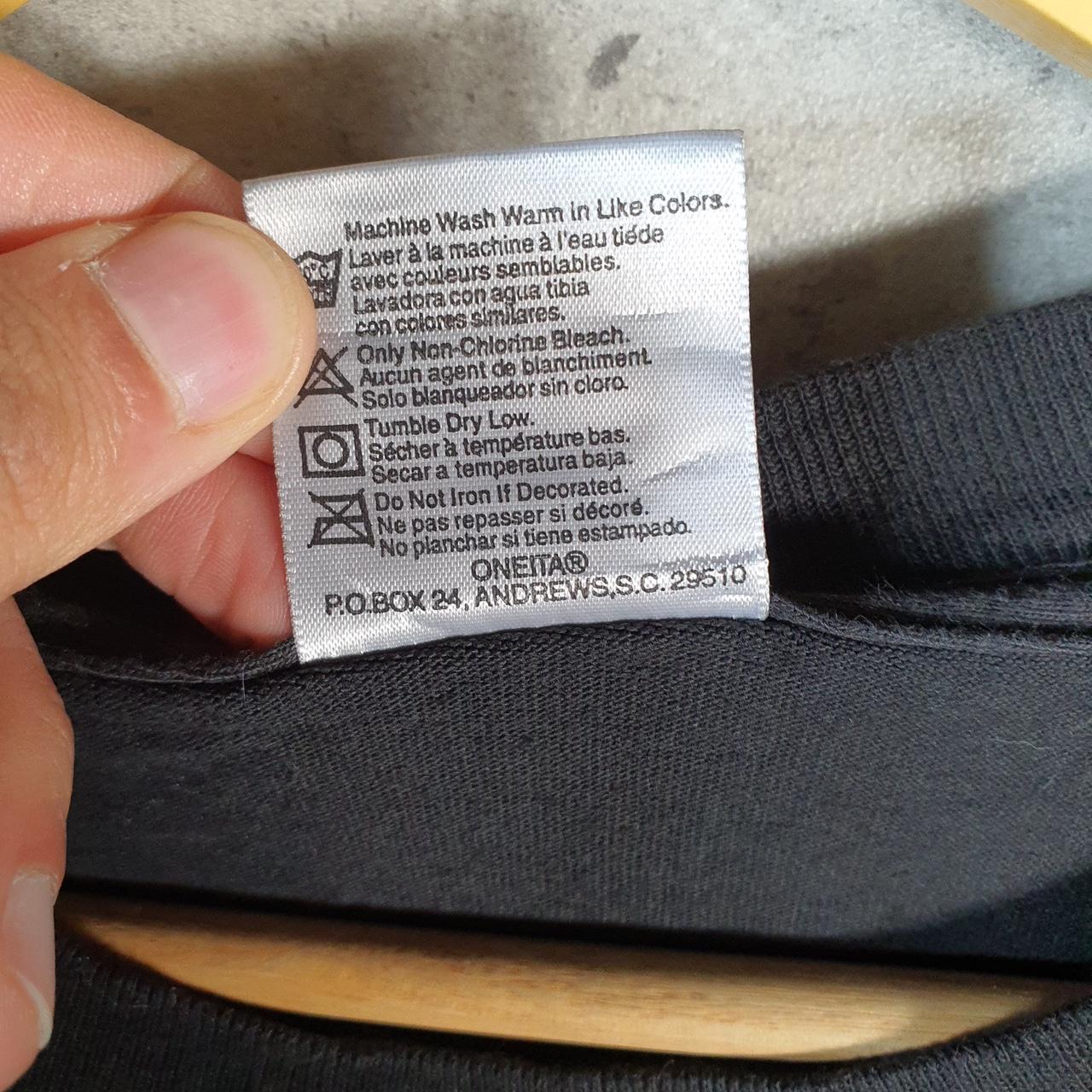 Vintage Oneita Power John F Kennedy Ship 90s USA Single Stitch T Shirt Men’s XL Black