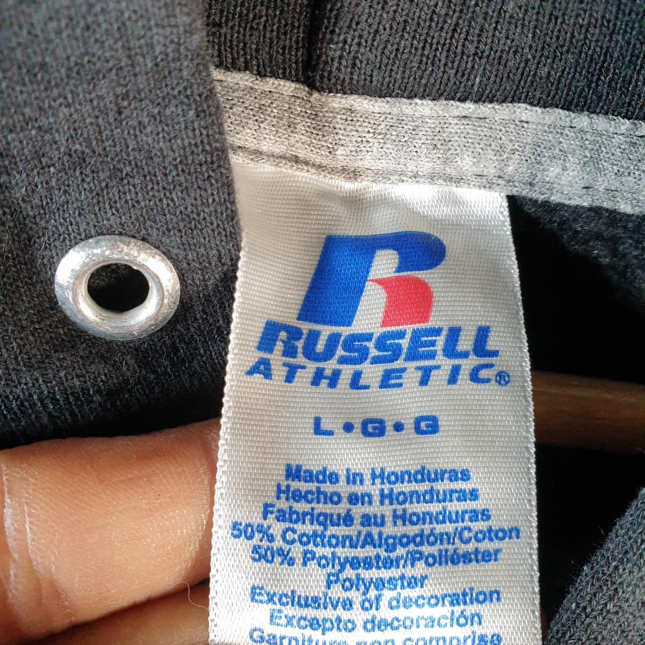 Vintage Russell Athletic 2017 Wrestling State Hoodie Men’s Large Black Pullover Baggy