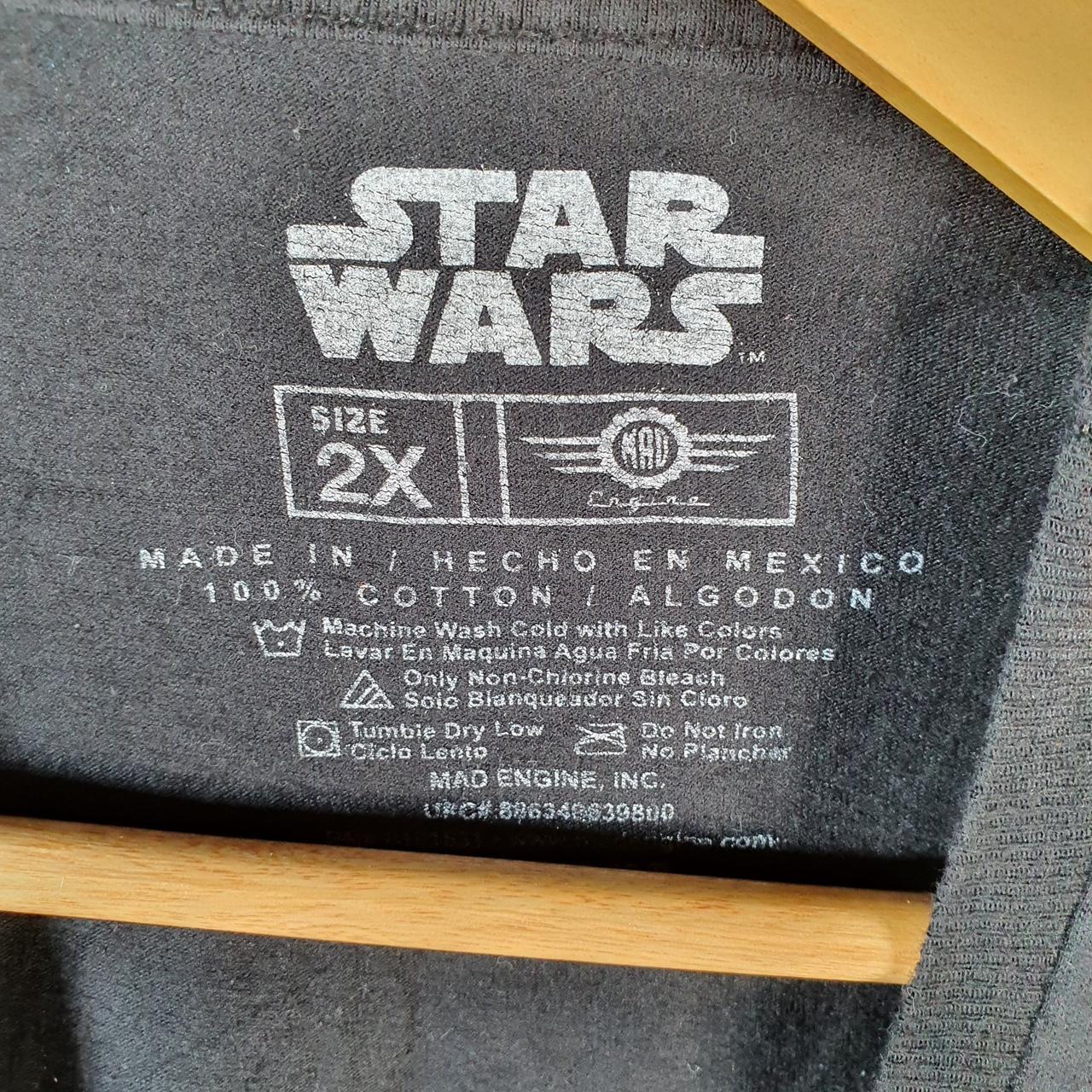 Vintage Star Wars Darth Vader T Shirt Shirt Men’s 2XL Black Logo Graphic Spellout