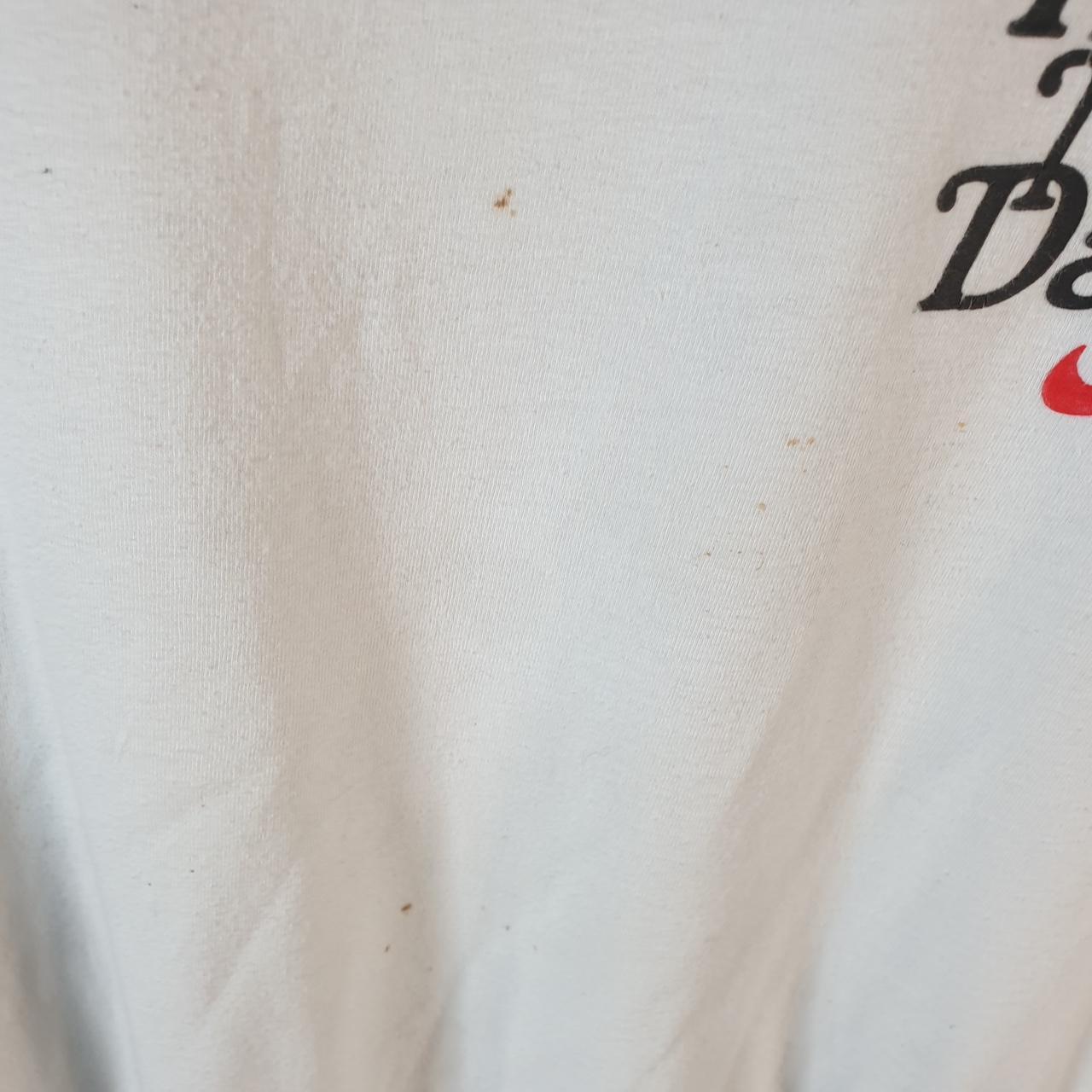 Vintage Nike Have a Nike Day Spellout T Shirt Men’s Medium White Logo Swoosh Athletic