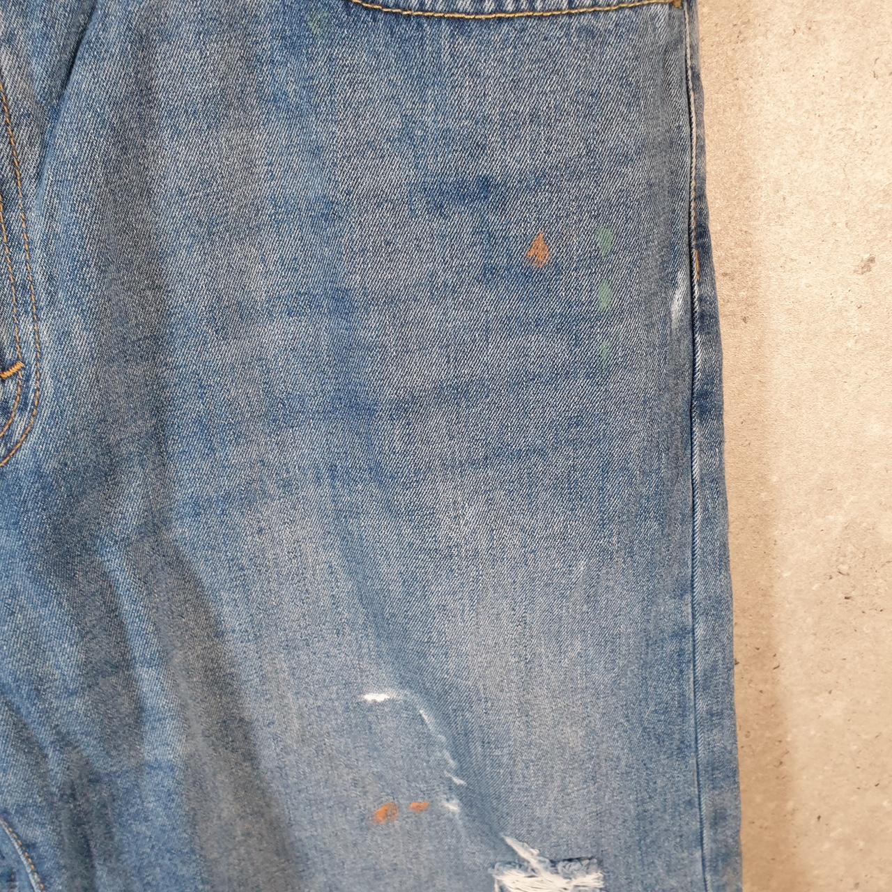 Vintage Levi’s 569 Baggy Shorts Jorts Cargo Men’s W38 Blue Relaxed Denim