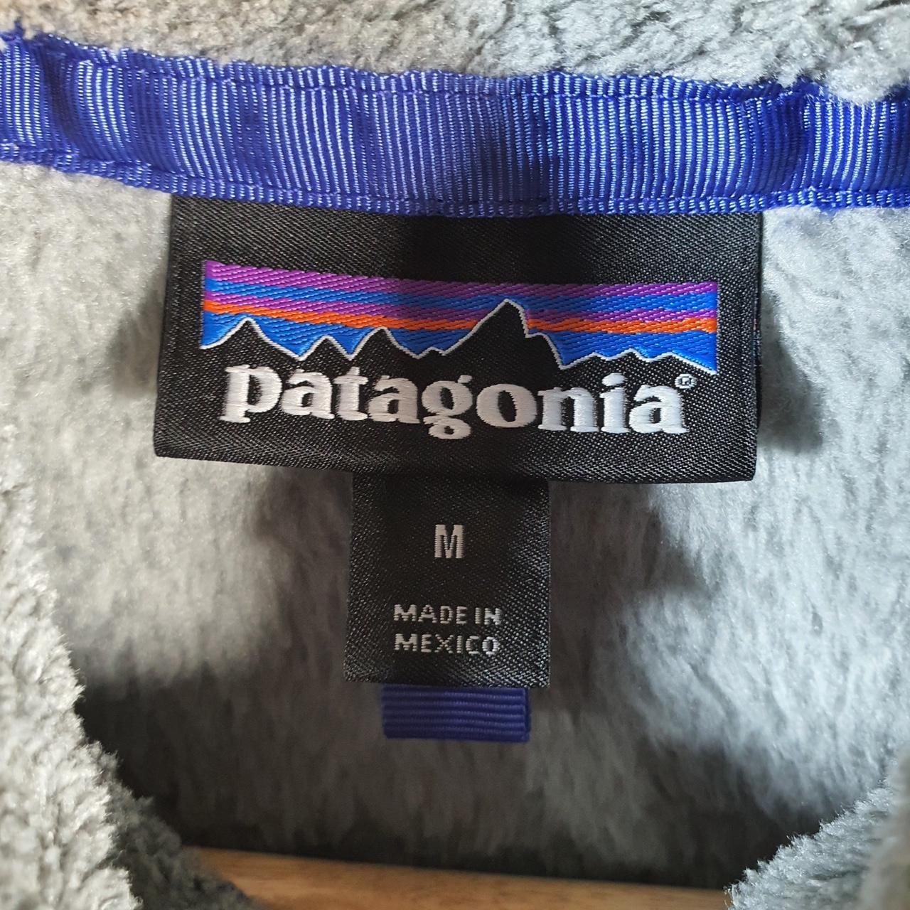 Vintage Patagonia Re Tool Half T-Snap Fleece Pullover Sweatshirt Womens Medium Grey