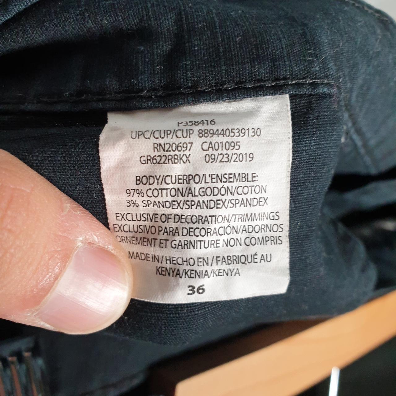 Vintage Dickies Baggy Chino Shorts Jorts Cargo Mens W36 Black Loose Fit