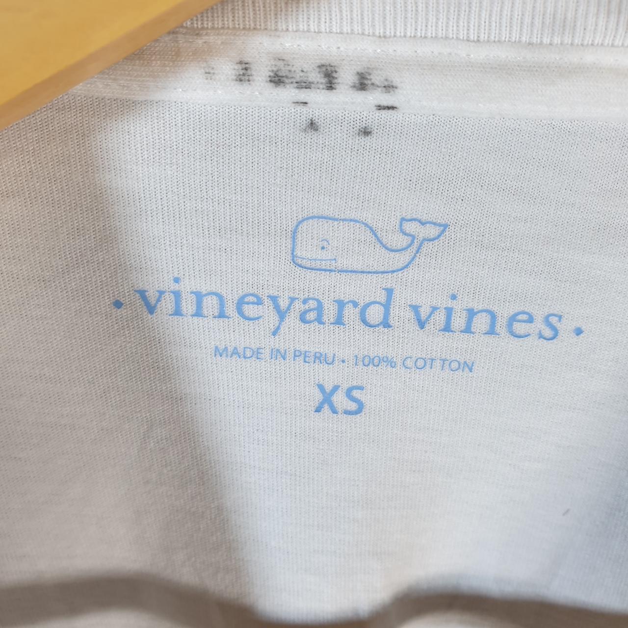 Vintage Vineyard Vines Whale T Shirt Men’s XS White Casual Logo Surfing Y2K