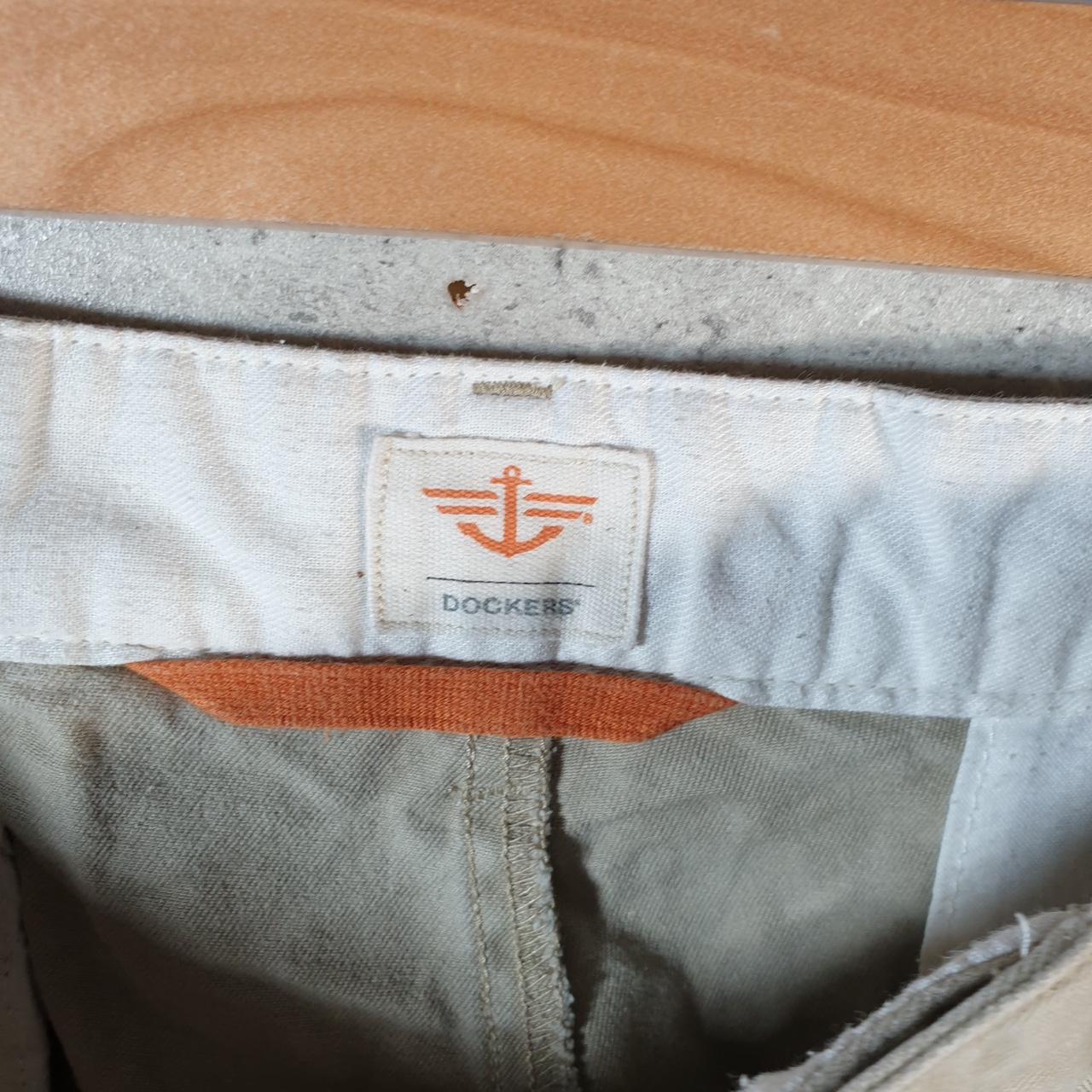 Vintage Dockers Chino Shorts Jorts Cargo Men’s W36 Brown Baggy Cotton