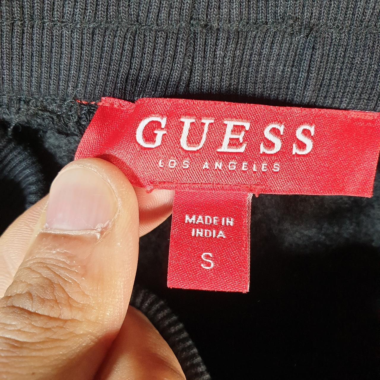 Vintage Guess SweatPant Jogger Shorts Jorts Cargo Men’s Small Black Baggy Cotton