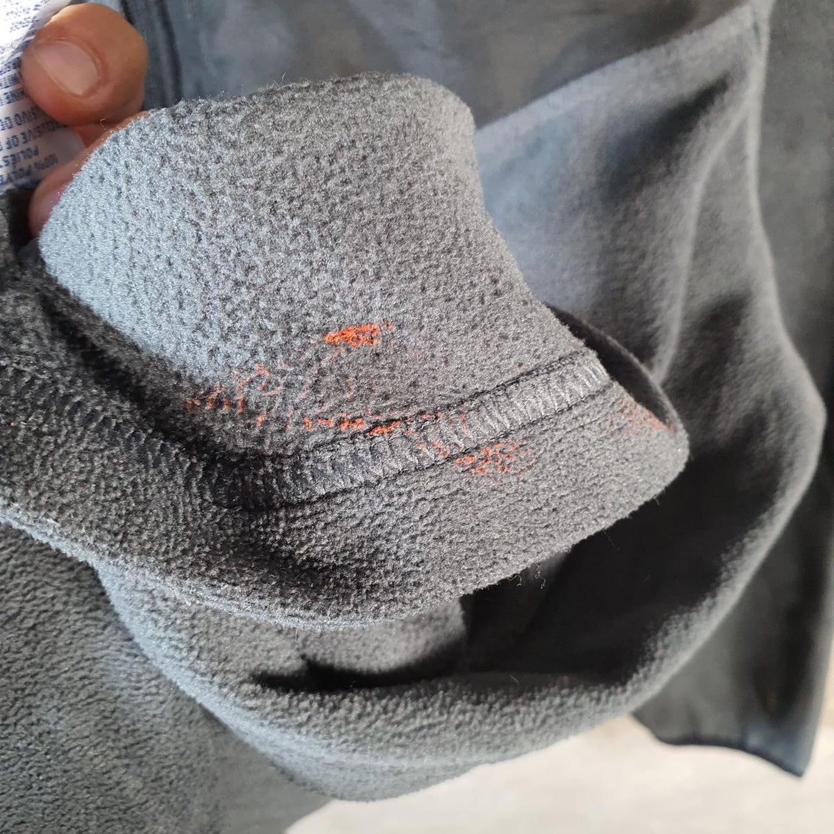 Vintage Starter Fleece Sweatshirt Jacket Mens Large Grey 1/4 Zip Embroidered Logo