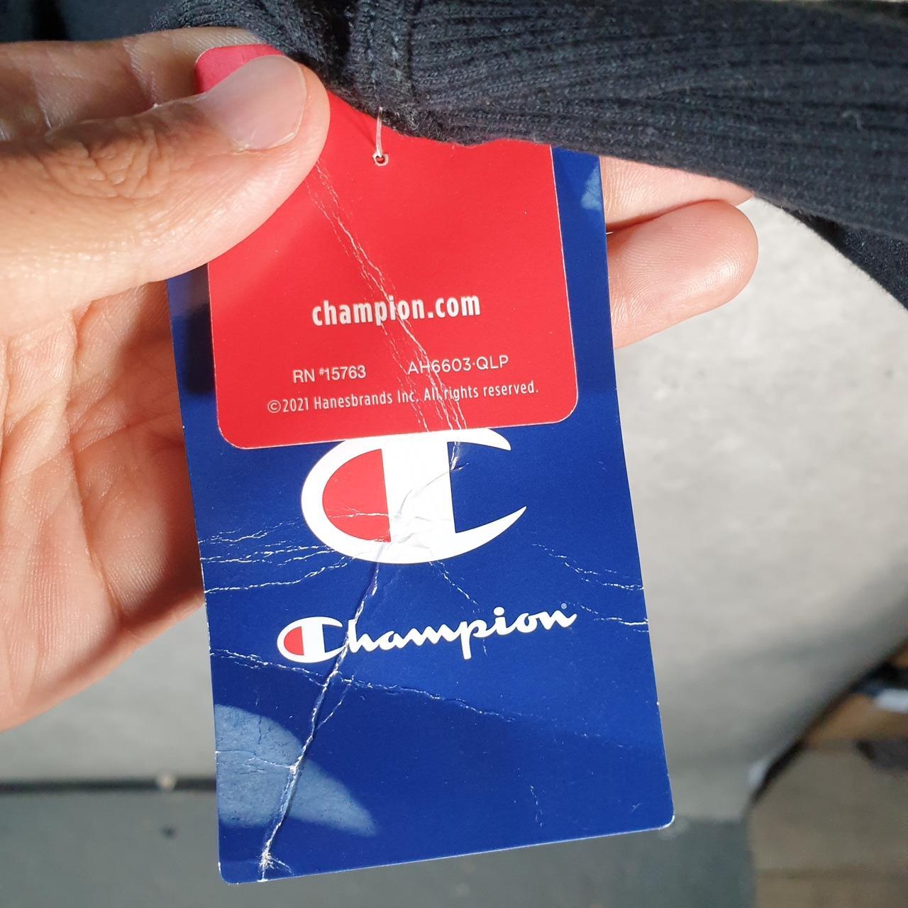 Vintage Champion Hoodie Men’s Small Black Brand New Pullover