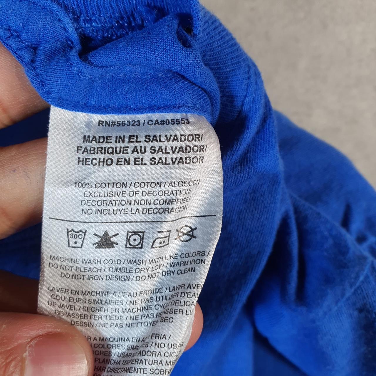 Vintage Nike T Shirt Men’s XL Blue Printed Single Swoosh Logo Athletic Big Fish Vintage