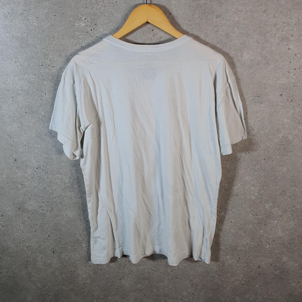 Vintage Ralph Lauren Polo T Shirt Men’s Large White Embroidered Slim Fit Pony C9073