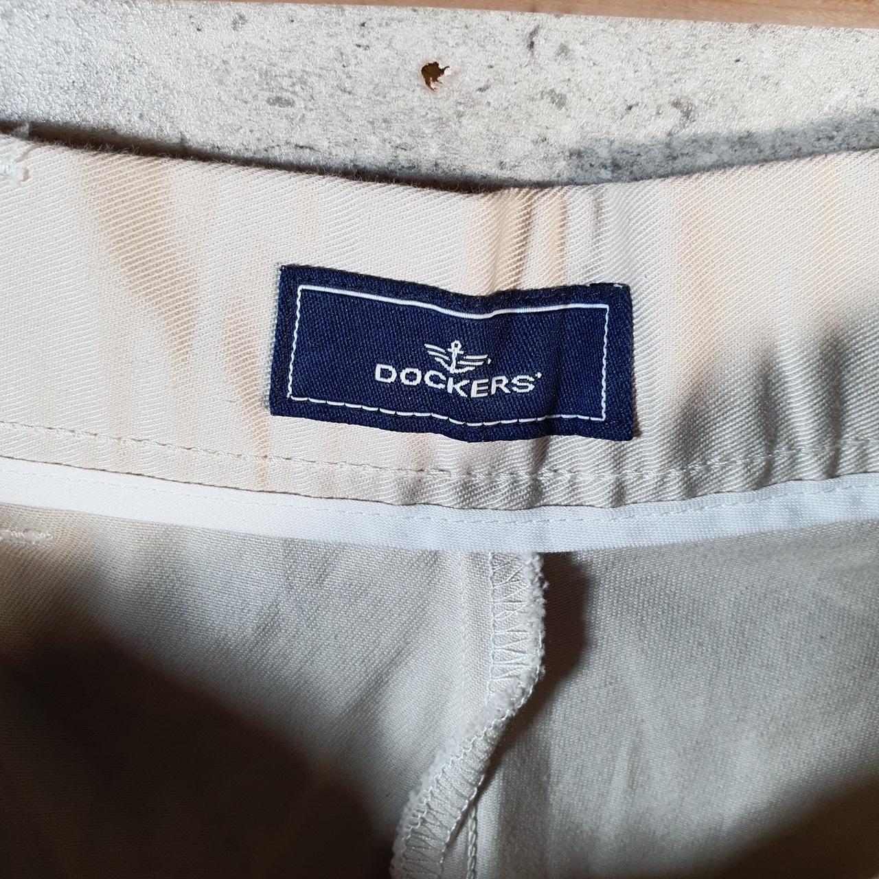 Vintage Dockers Chino Shorts Jorts Cargo Men’s W38 Beige Baggy Cotton