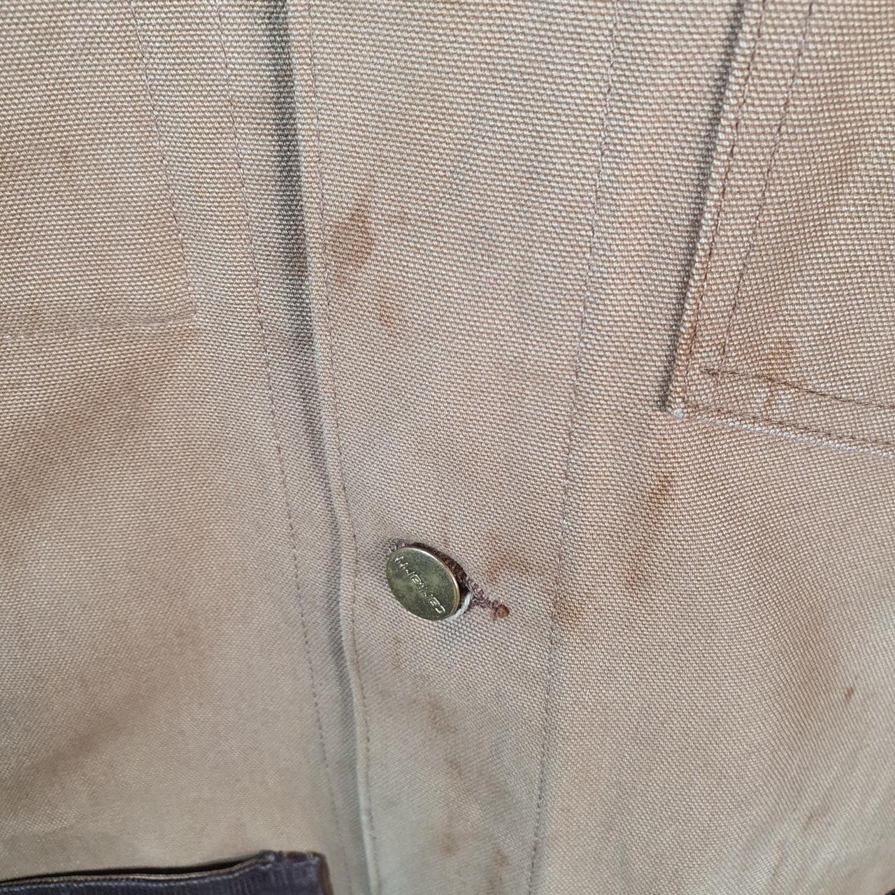 Vintage Carhartt Barn Chore Jacket Men’s Large Brown Workwear Canvas USA G2113