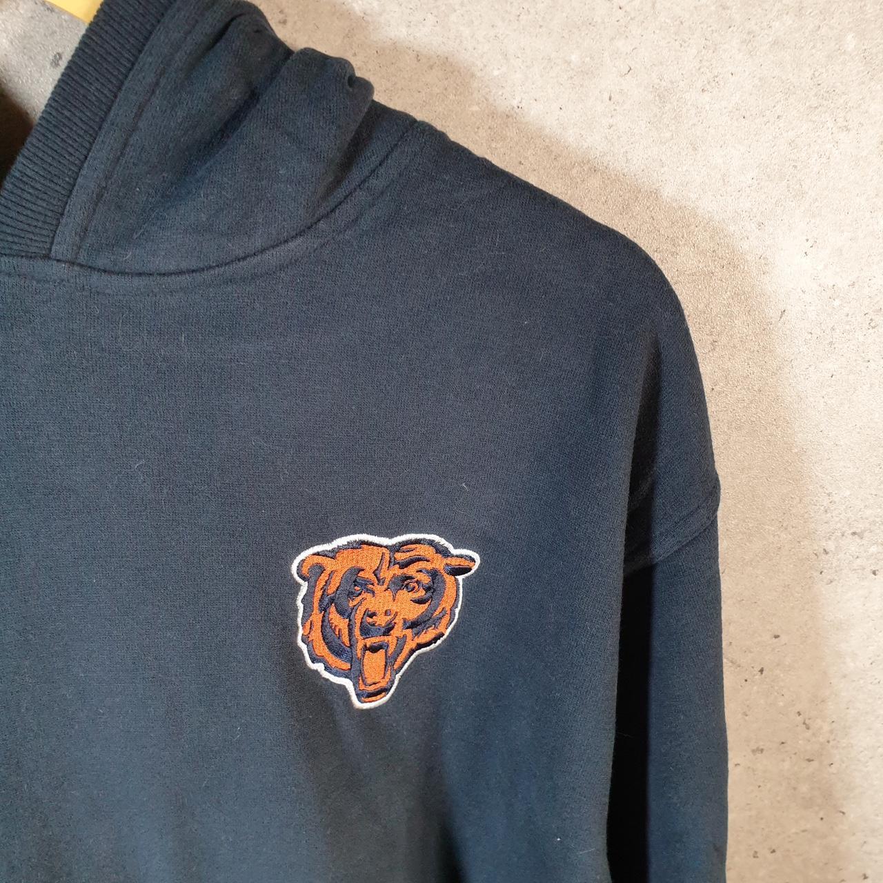Vintage NFL Chicago Bulls Hoodie Mens XL Navy Blue Pullover USA Pro Sport
