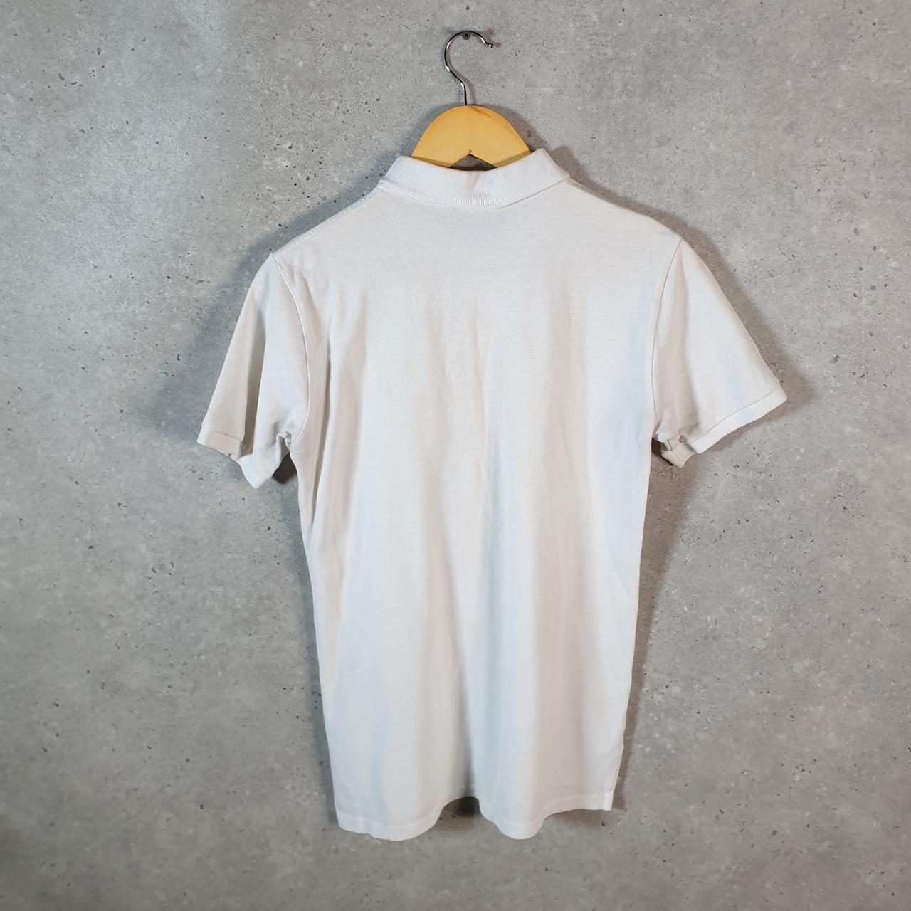 Vintage Ralph Lauren Polo Shirt Womens XL White Casual Cotton Pony C9605