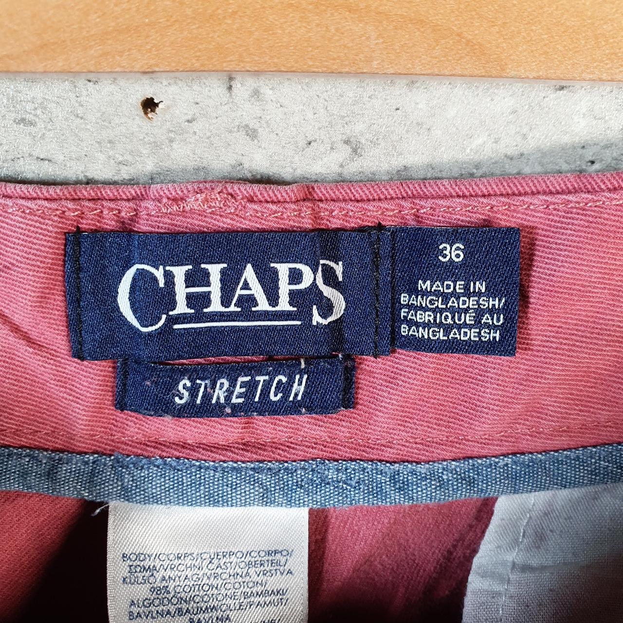 Vintage Chaps Ralph Lauren Polo Shorts Jorts Cargo Men’s W36 Pink Baggy Cotton A4322