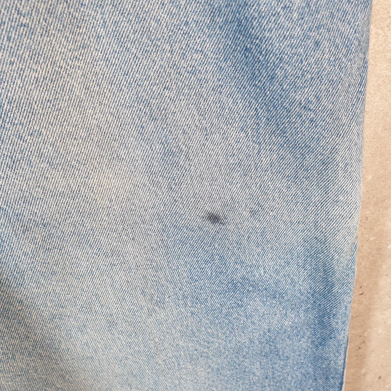 Vintage Menace Baggy Y2K Hip Hop Jeans Shorts Jorts Mens W40 Blue Denim USA Big Fish Vintage