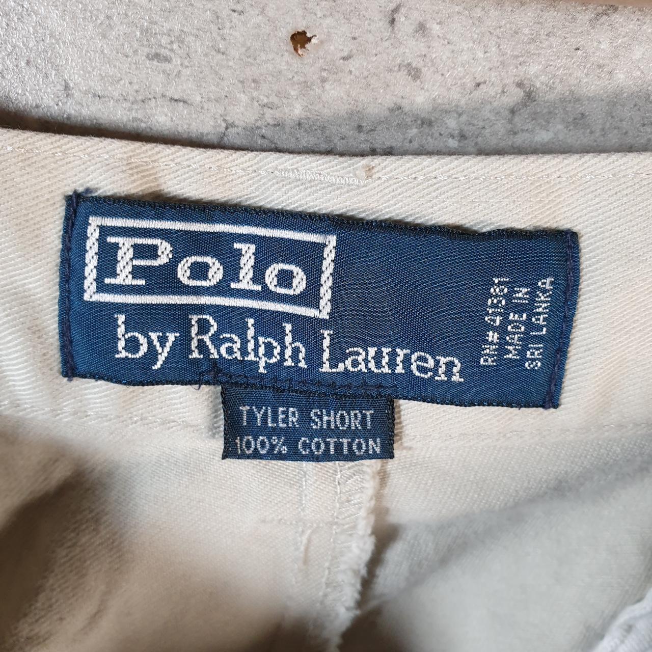 Vintage Ralph Lauren Polo Shorts Jorts Chino Cargo Men’s W36 Brown Baggy Cotton