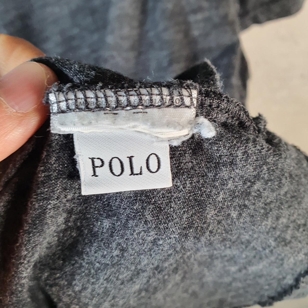 Vintage Ralph Lauren Polo Sport T Shirt Men’s Large Grey Custom Fit Embroidered Pony C8667