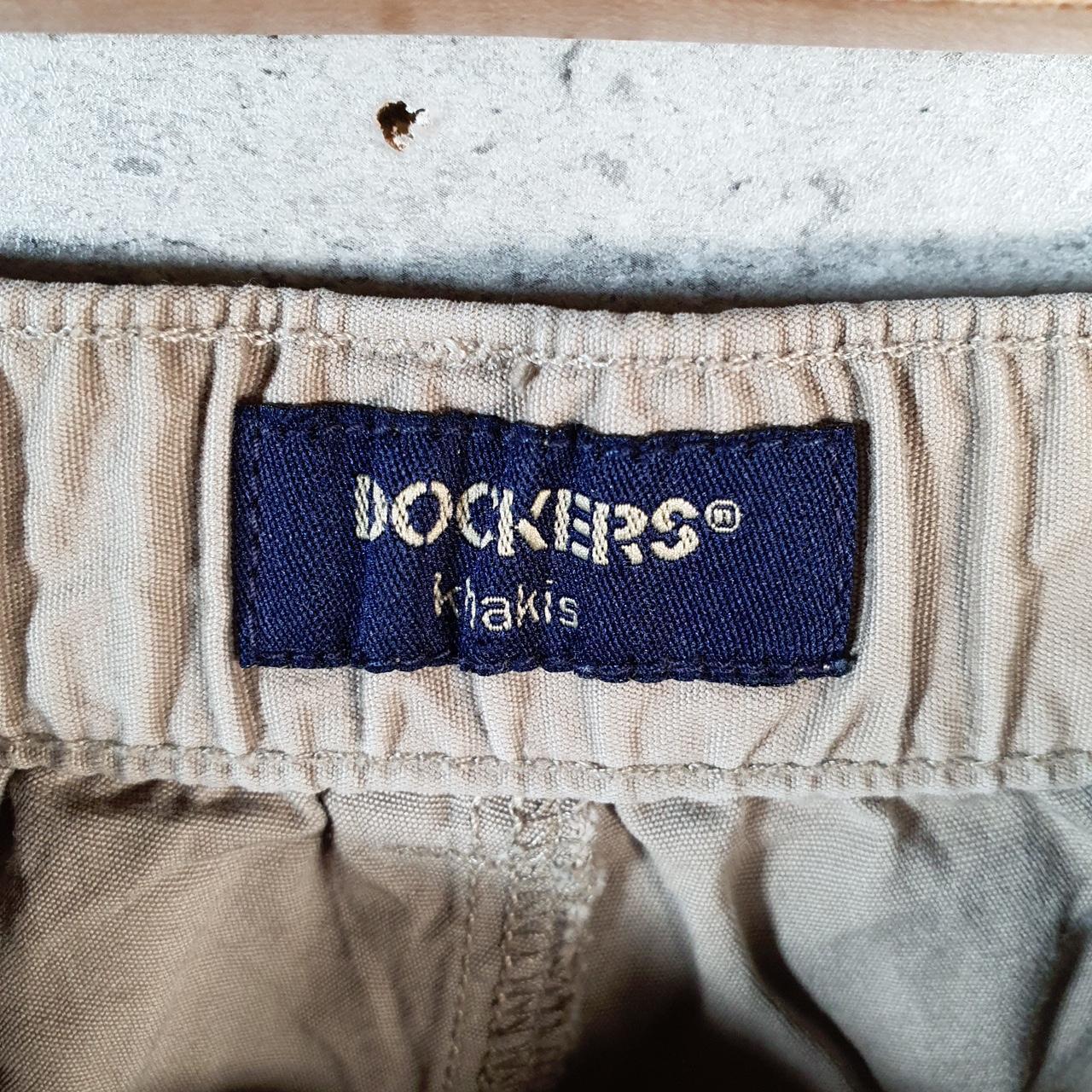 Vintage Dockers Chino Shorts Jorts Cargo Men’s W38 Brown Baggy Cotton A4432