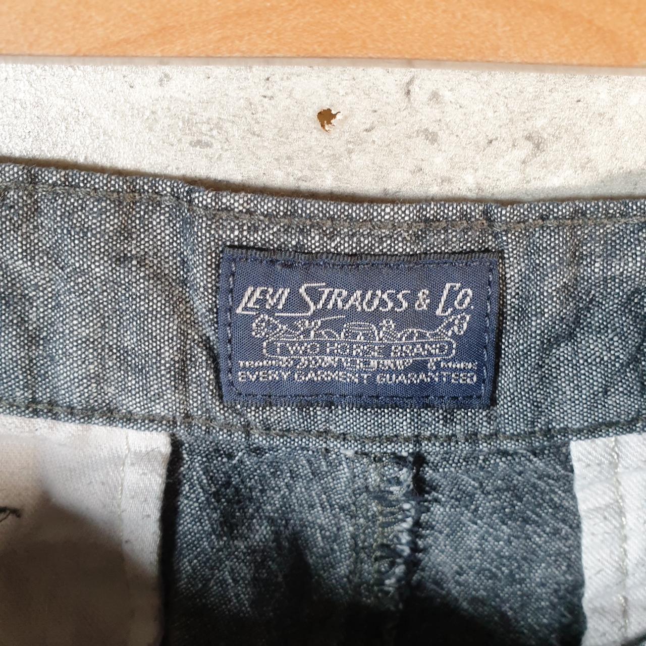 Vintage Levi’s Baggy Shorts Jorts Cargo Mens W38 Grey Relaxed