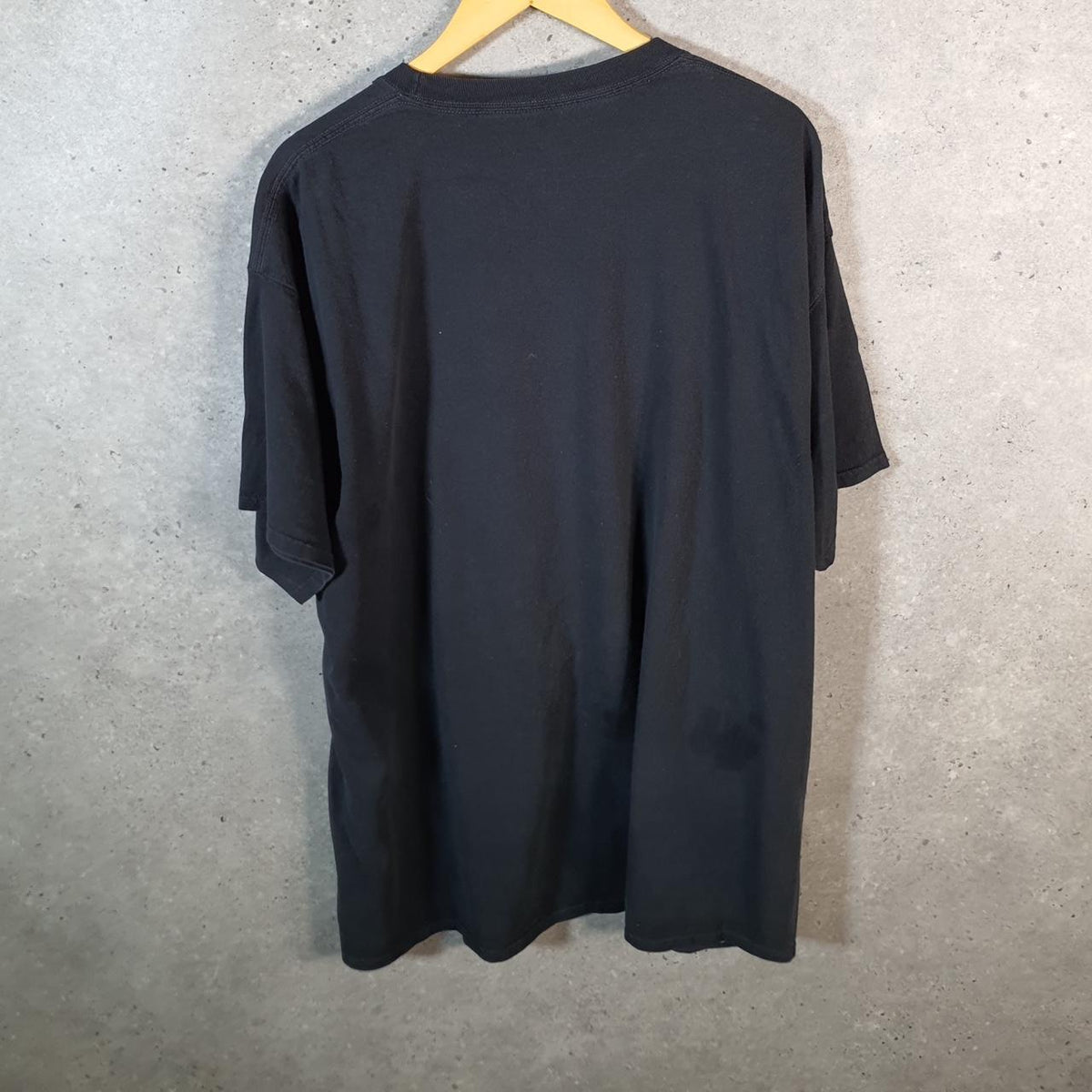 Vintage Champion Embroidered Logo T Shirt Men’s 2XL Black Athletic C9841