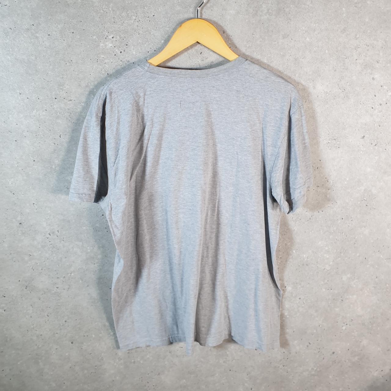 Vintage Ralph Lauren Polo T Shirt Men’s Large Grey Embroidered Classic Fit Pony C8601