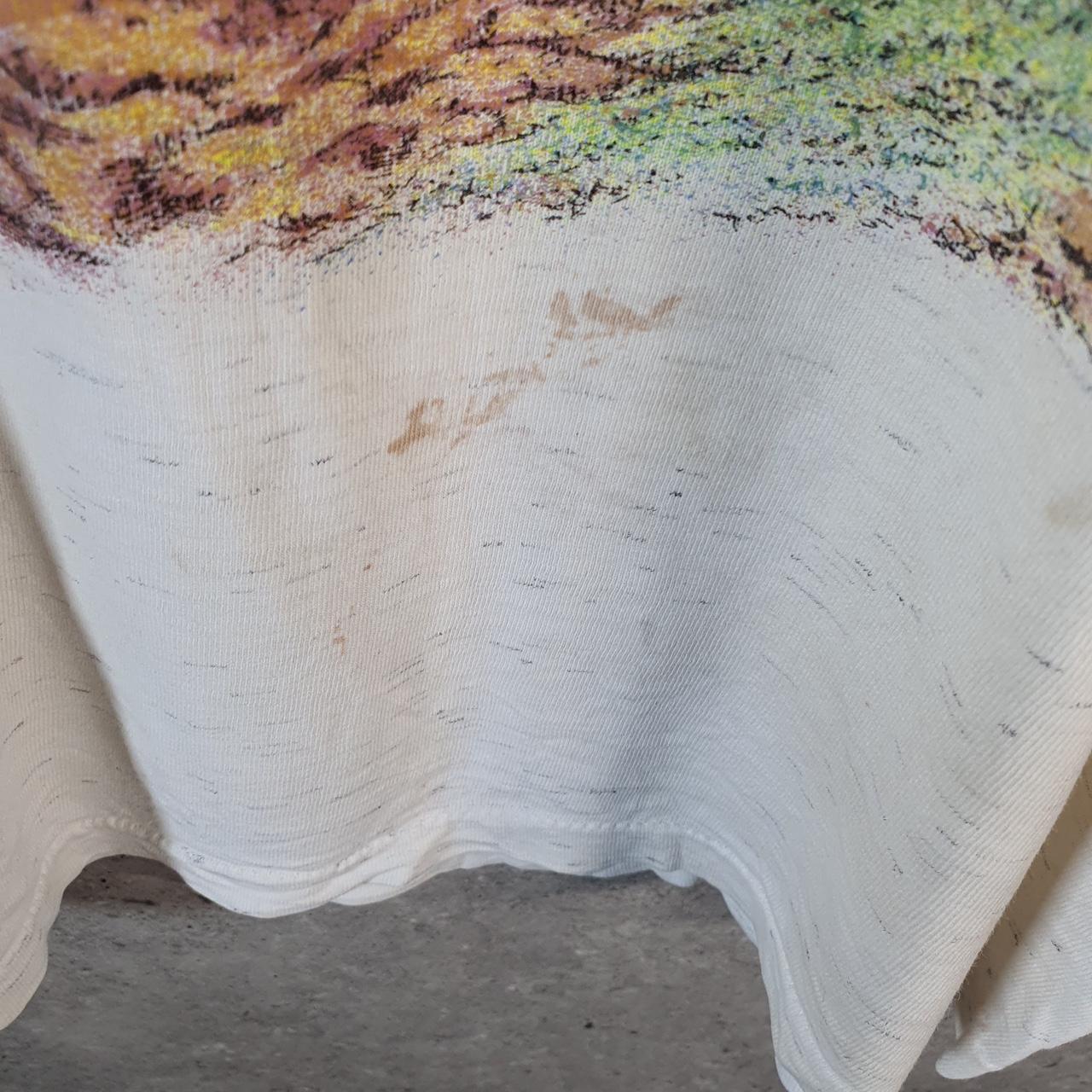 Vintage Oneita Power Lake Tahoe 90s USA Single Stitch T Shirt Men’s Large Grey