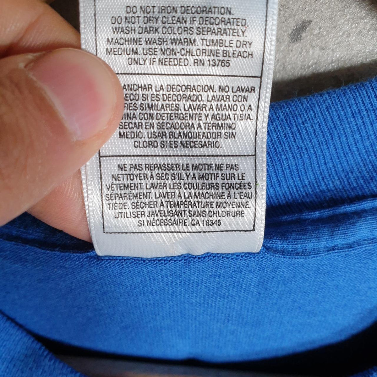 Vintage Fruit of the Loom Summer Arts day Camp 90s USA Single Stitch T Shirt Men’s Large Blue C8752