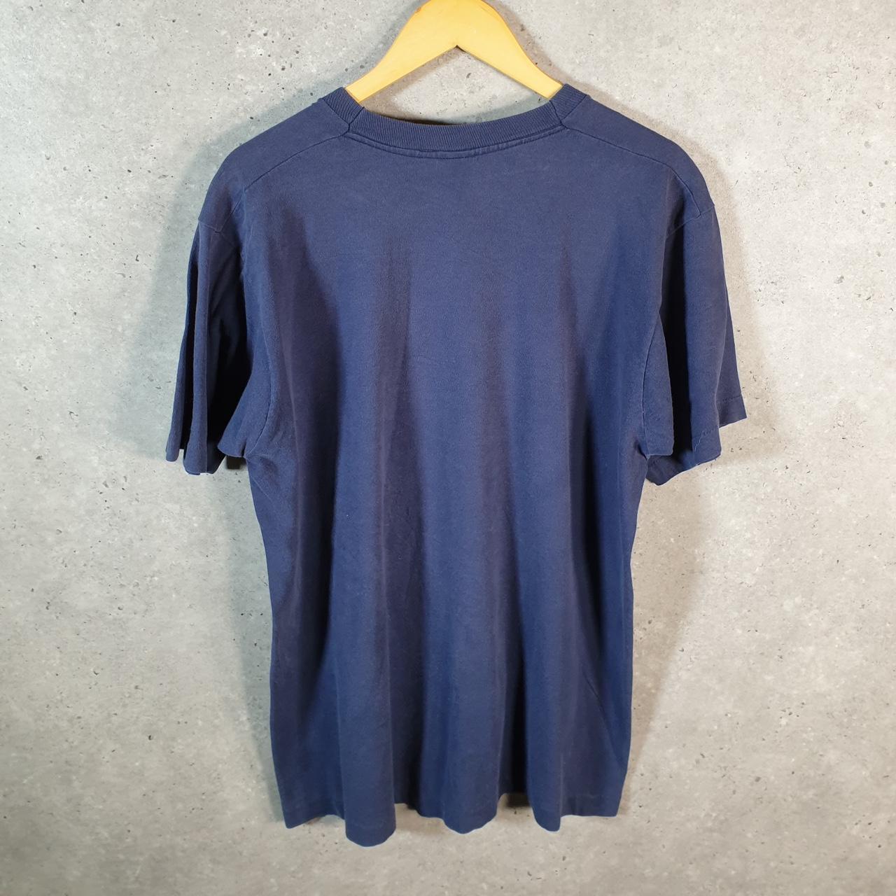 Vintage Fruit of the Loom NFL 1992 Braves County Atlanta Single Stitch T Shirt Men’s Large Blue C8768