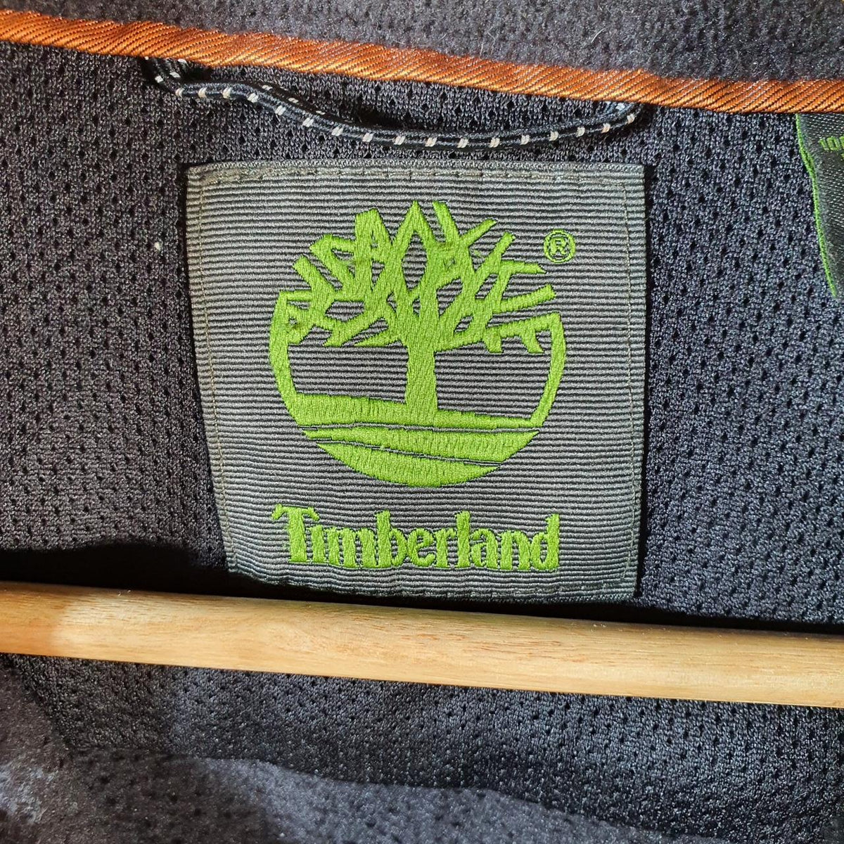 Vintage Timerland Teddy Fleece Sweatshirt Mens Large Full Zip Black Logo Winter