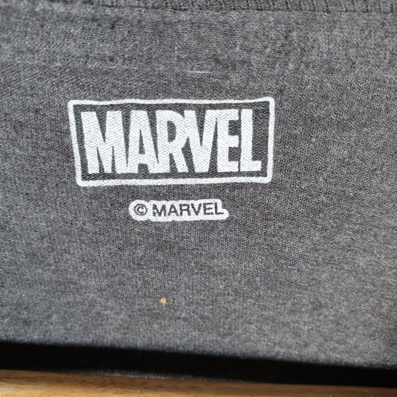 Vintage Marvel Captain America T Shirt Men’s XL Grey Movie Graphic Cartoon