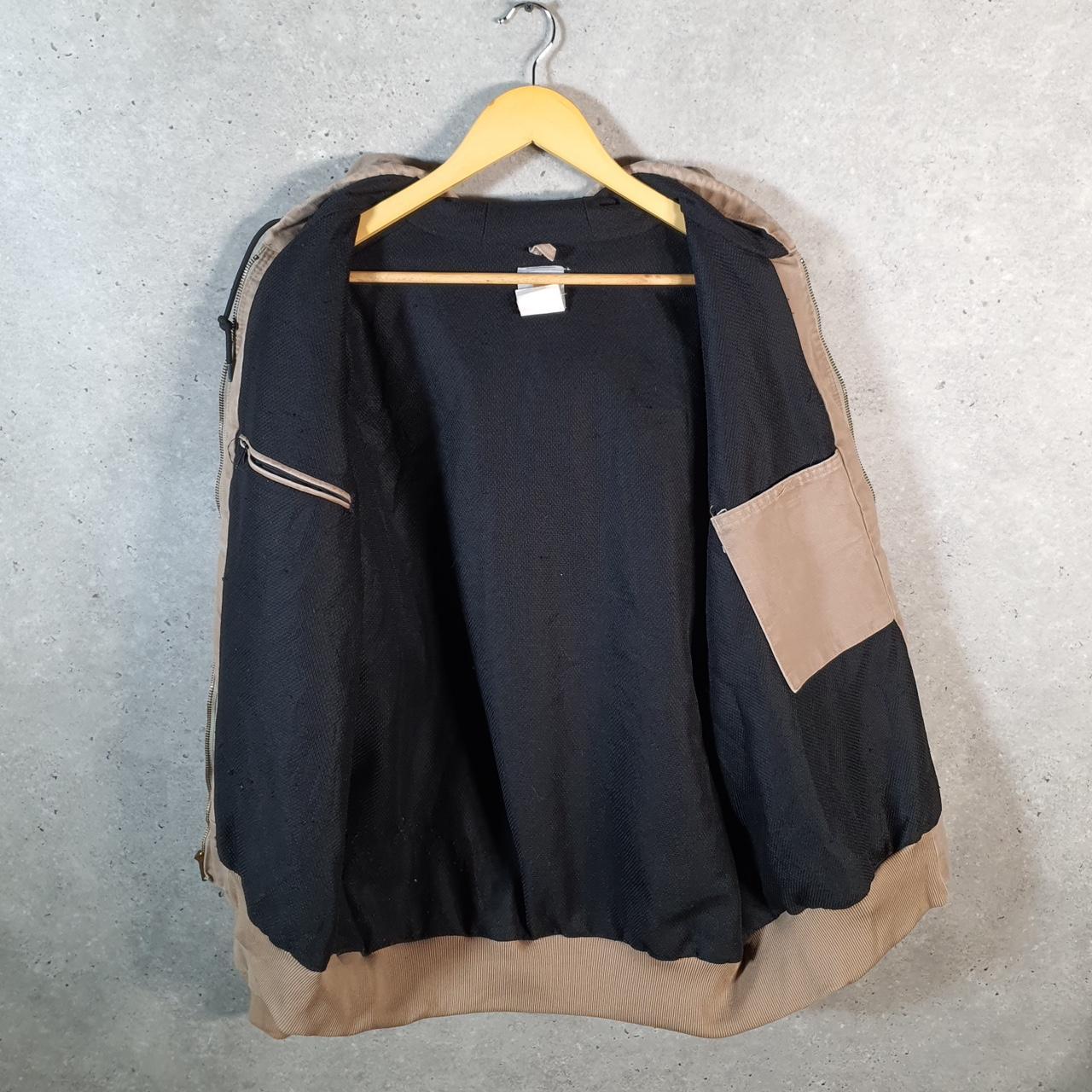 Vintage Carhartt Active Hooded Jacket Men’s XL Brown J25 SDL Workwear Canvas USA G2115