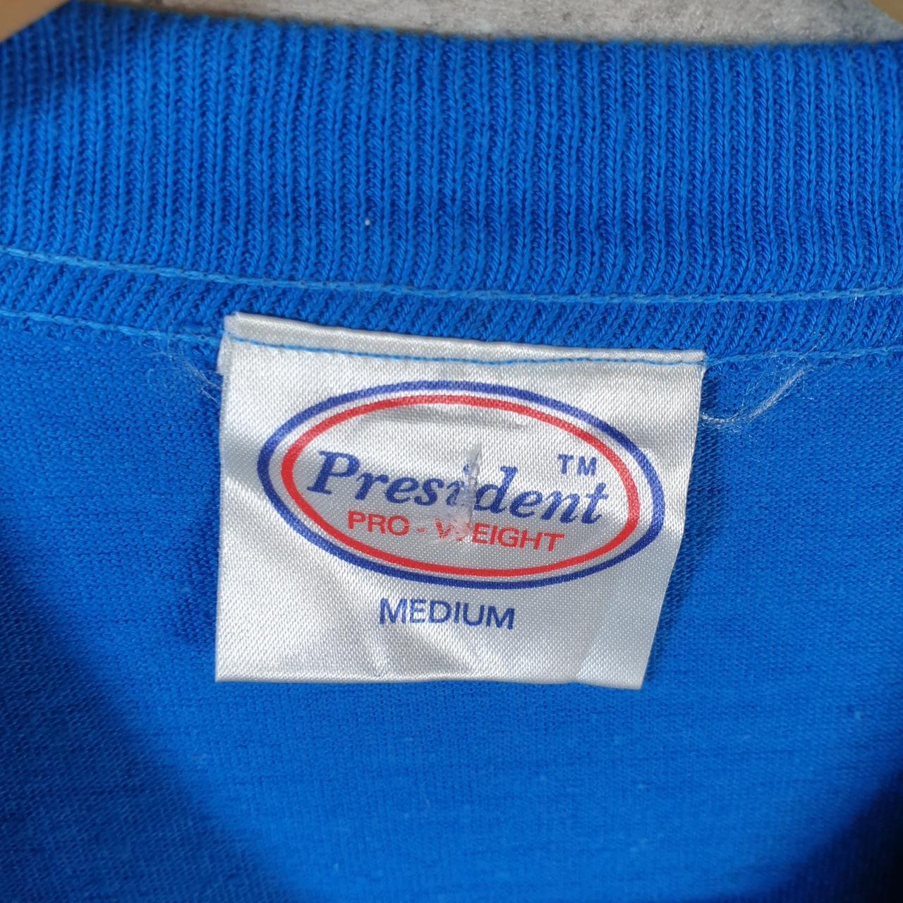 Vintage President City of London 90s USA Single Stitch T Shirt Men’s Medium Blue