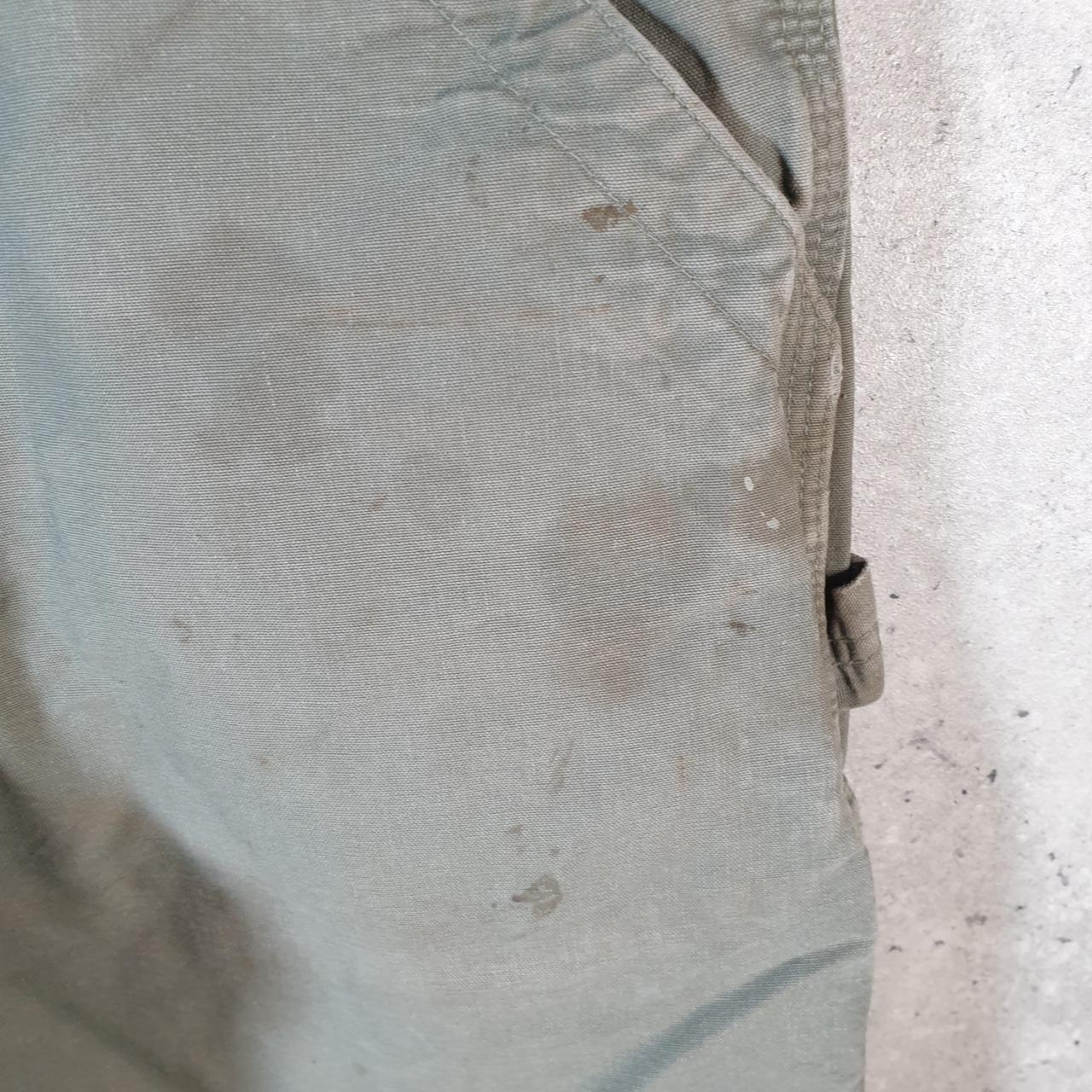 Vintage Carhartt Baggy Carpenter Shorts Jorts Cargo Men’s W30 Khaki Green Relaxed Fit Workwear