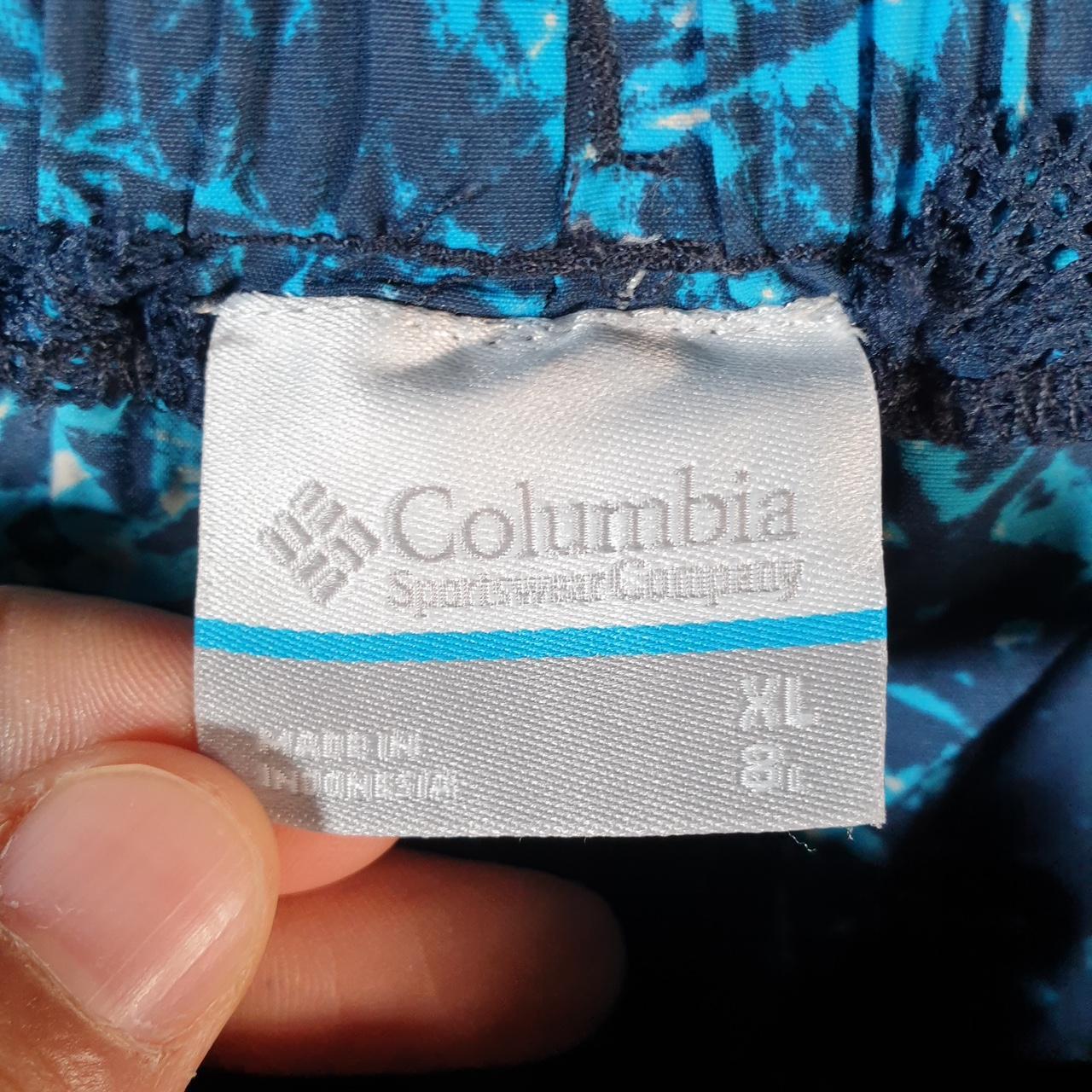 Vintage Columbia Fishing Gear Shorts Men’s XL Blue Athletic Hiking