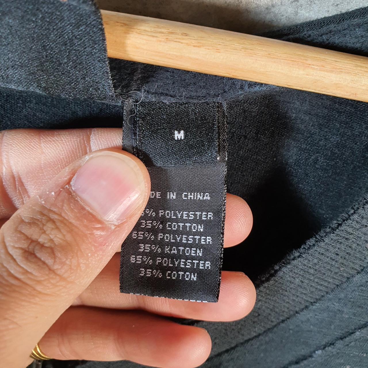 Vintage Harley Davidson Angel Wings Hoodie Womens Medium Black Full Zip USA