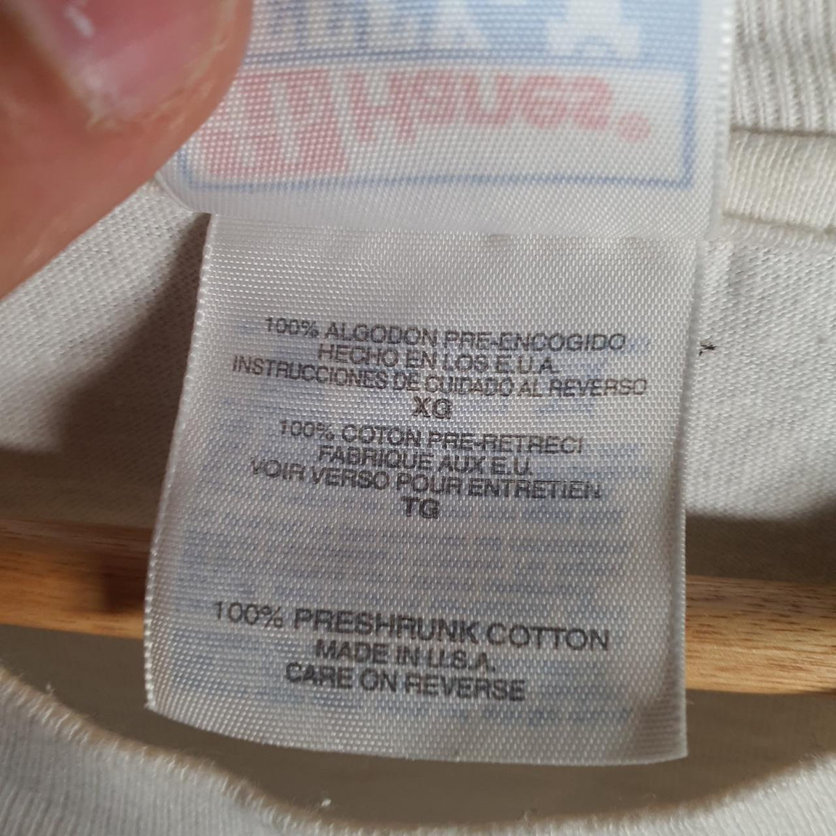 Vintage Hanes Godblin K Goblin Graphic USA 90s Single Stitch T Shirt Men’s XL White C9472