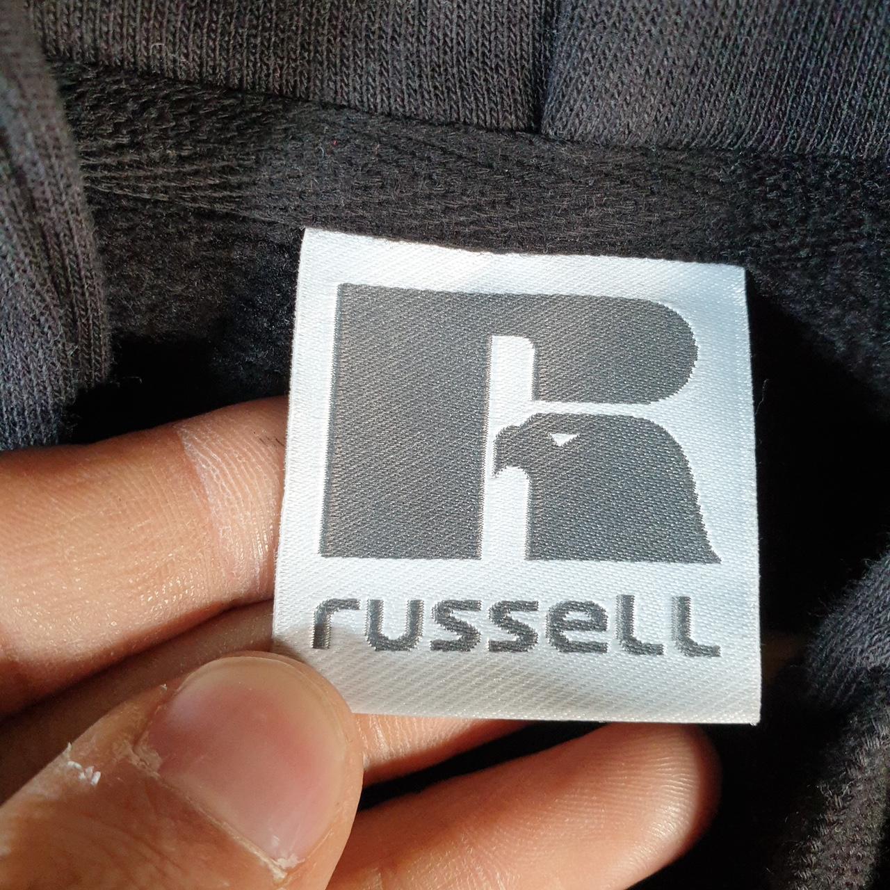 Vintage Russell Athletic Generous Givers Hoodie Men’s XL Black Pullover Baggy