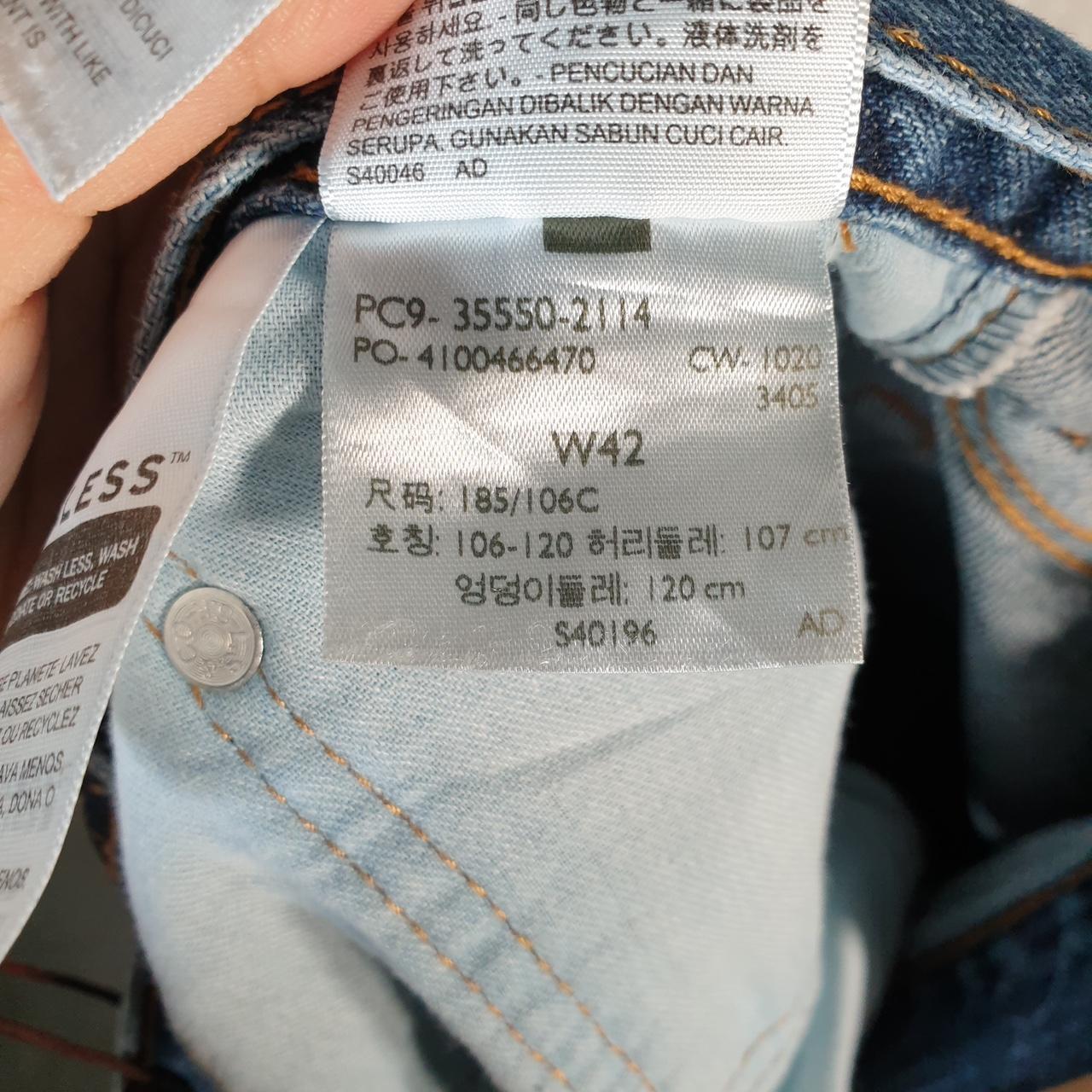 Vintage Levi’s 550 Baggy Shorts Jorts Cargo Men’s W42 Blue Relaxed Denim