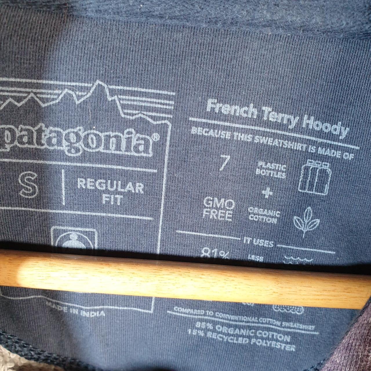 Vintage Patagonia French Terry Hoody Hoodie Men’s Small Purple Full Zip