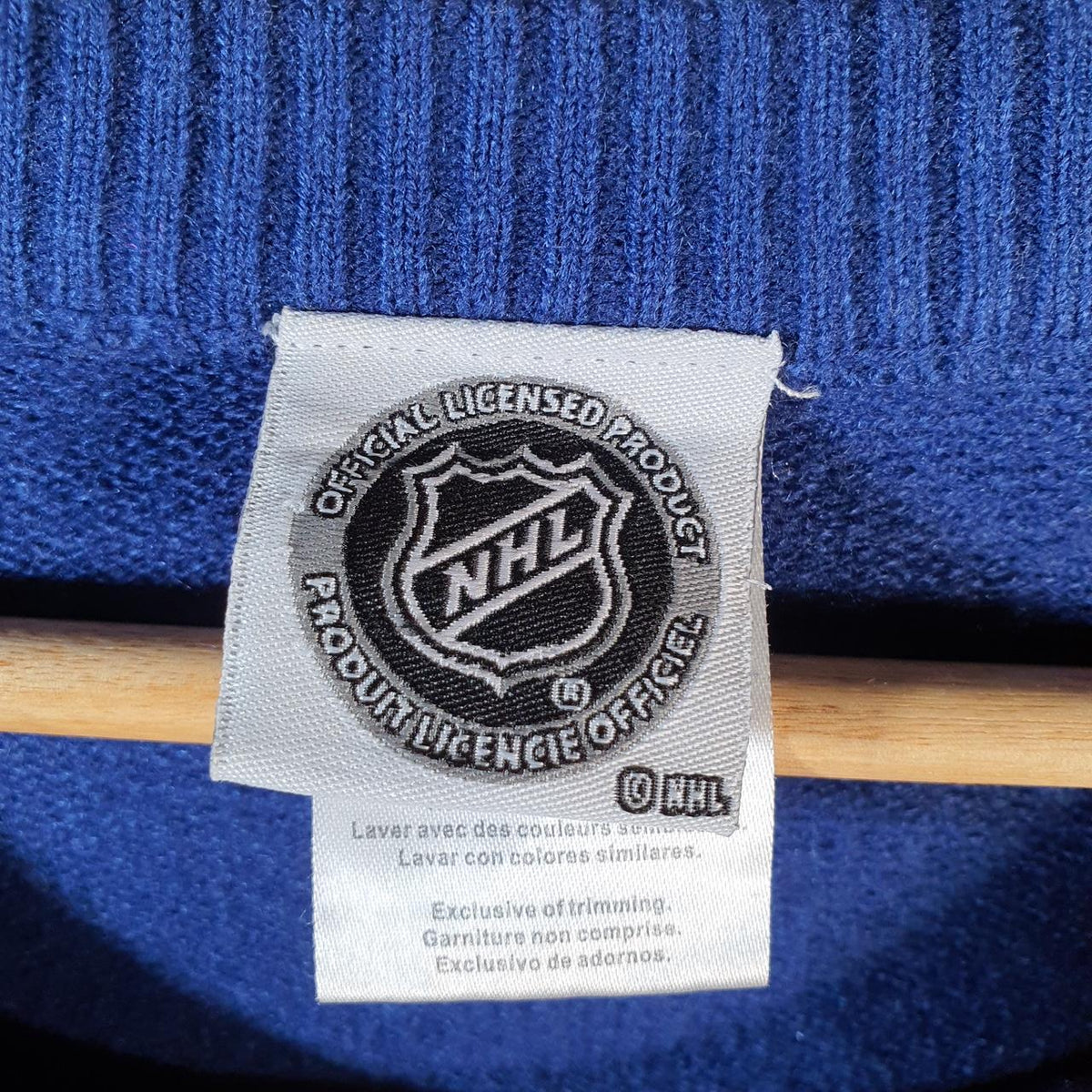 Vintage NHL Montreal Canadiens 90s Knit Sweater Men’s XS Blue Y2K Pullover American