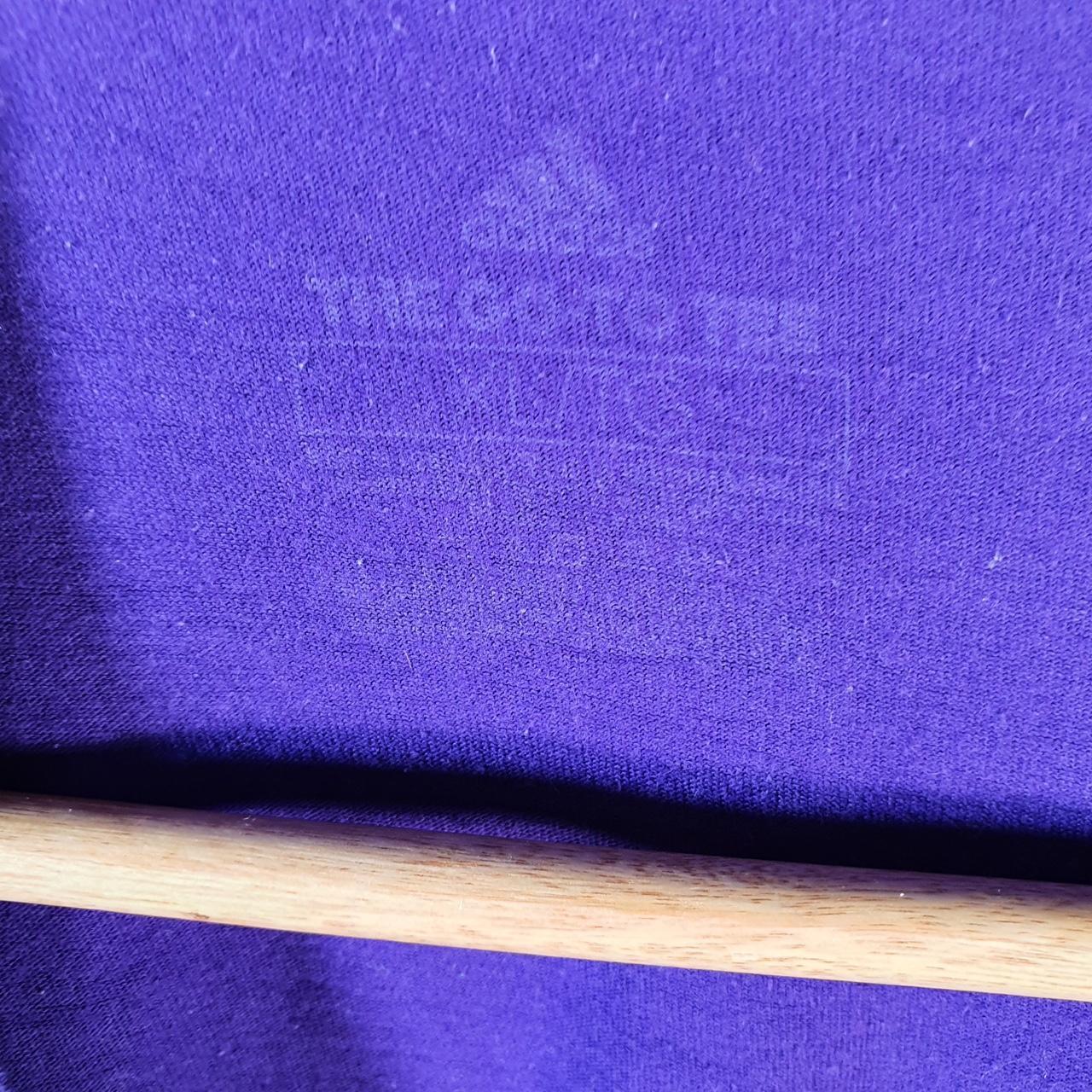Vintage Adidas Spellout T Shirt Men’s XL Purple Three Stripes Logo Athletic