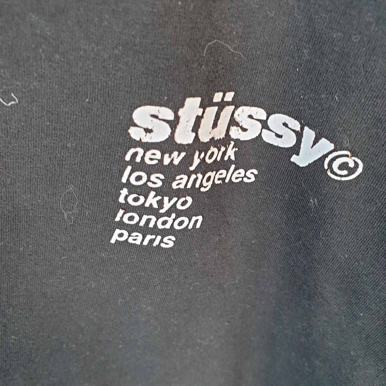 Vintage Stussy Strawberyt Printed Printed T Shirt Men’s XS Black Graphic Short Sleeve