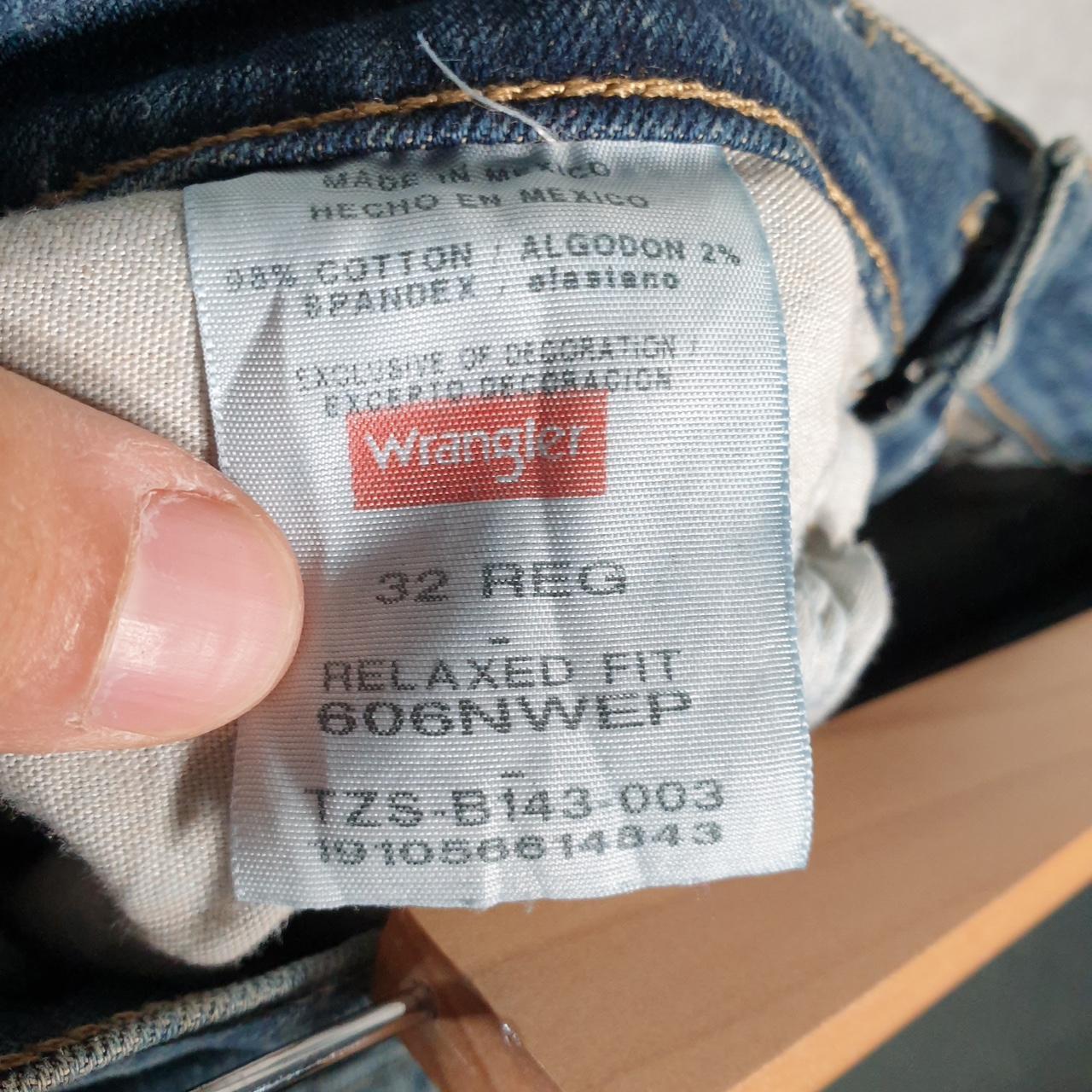 Vintage Wrangler Denim Shorts Jorts Cargo Men’s W32 Blue Baggy Cotton