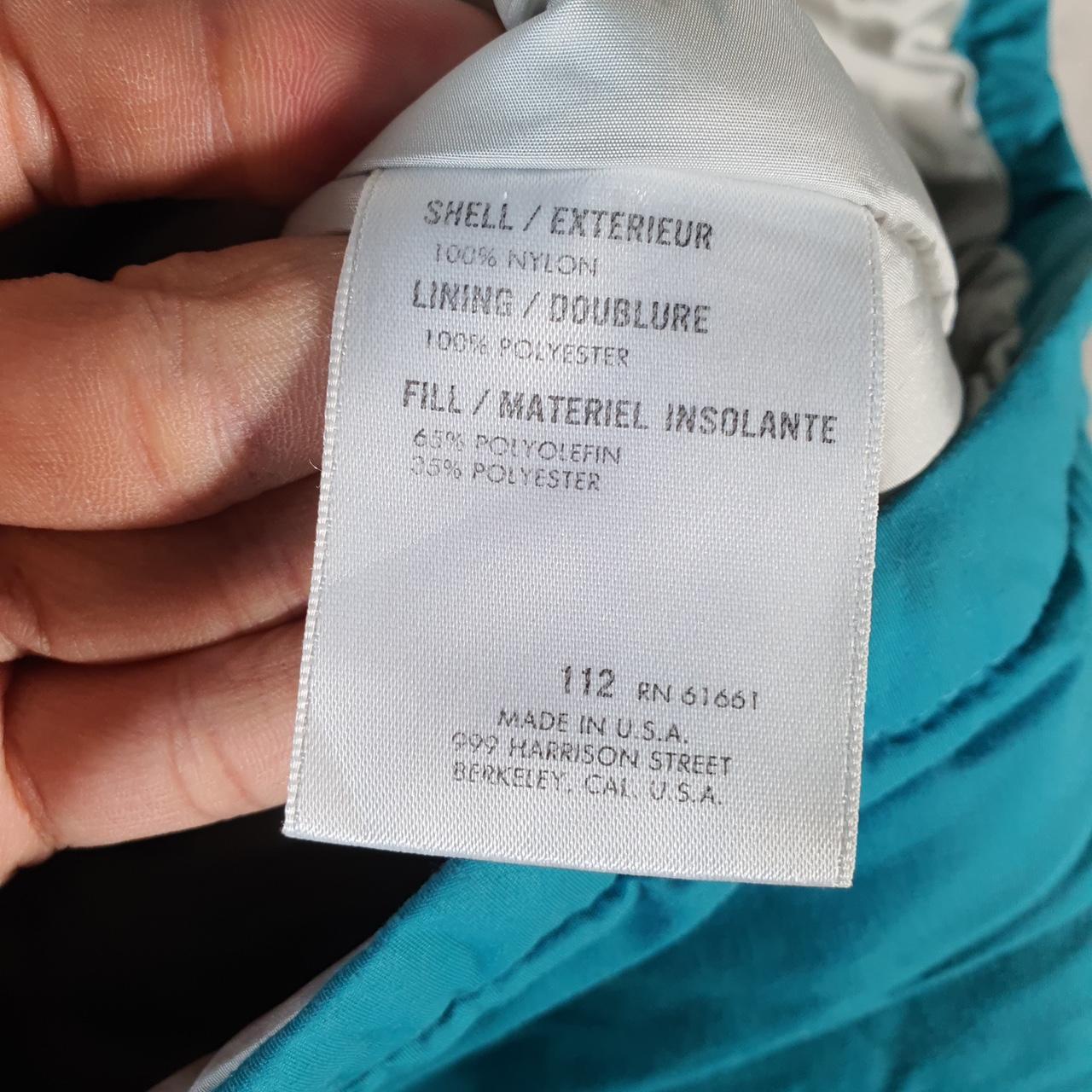 Vintage L.L. Bean Outdoors Nylon Jacket Womens Large Hooded Blue Waterproof