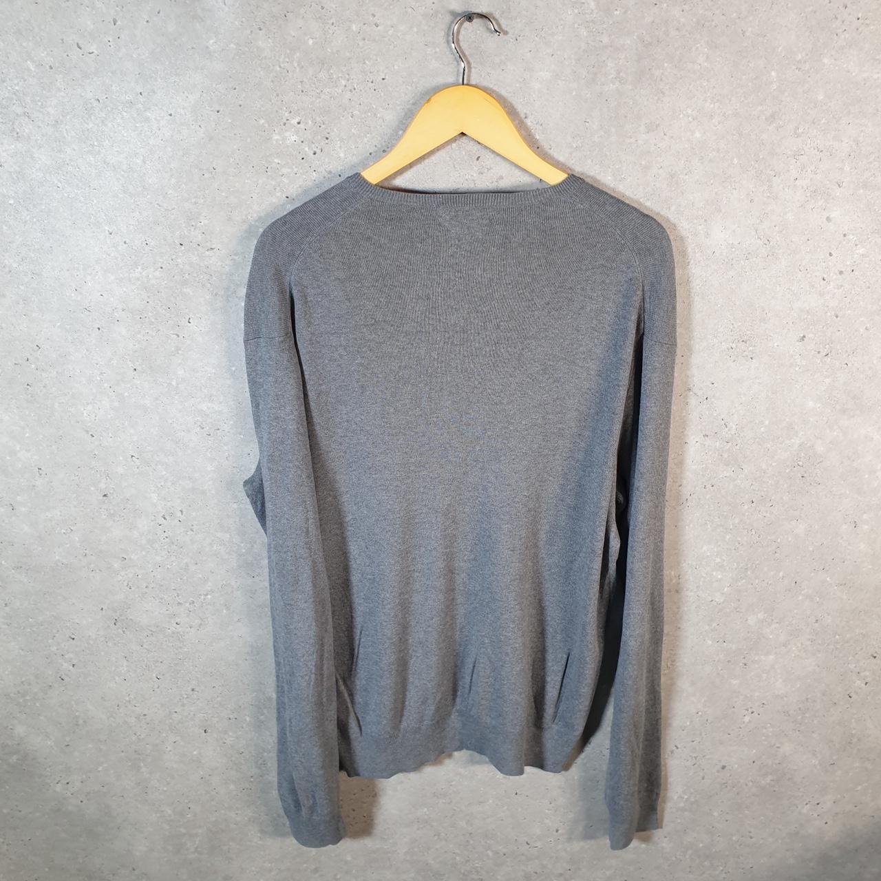 Vintage Ralph Lauren Polo Sweatshirt Men’s Medium Grey Pima Cotton Pullover Pony