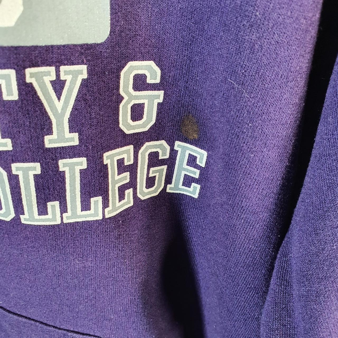 Vintage Champion Hoodie Men’s Medium Purple Pro Sport Pullover Kentucky College