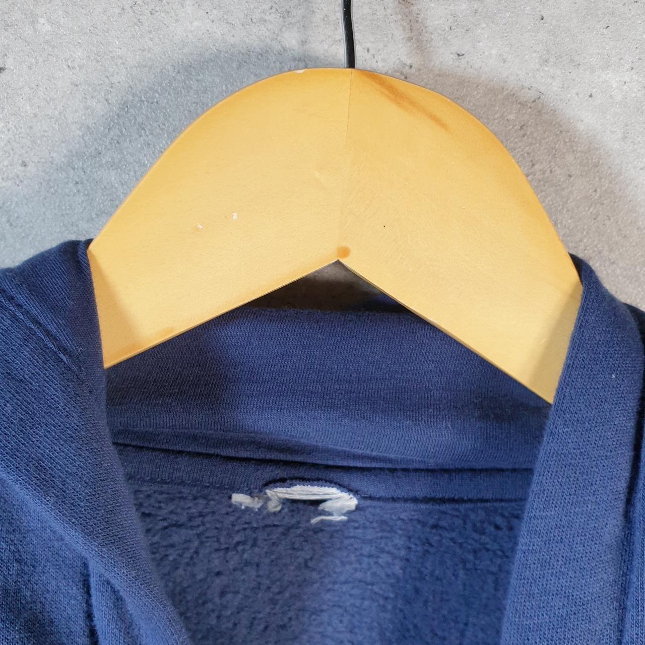 Vintage Nike Club Embroidered Hoodie Men’s XL Navy Blue Swoosh Y2K Pullover