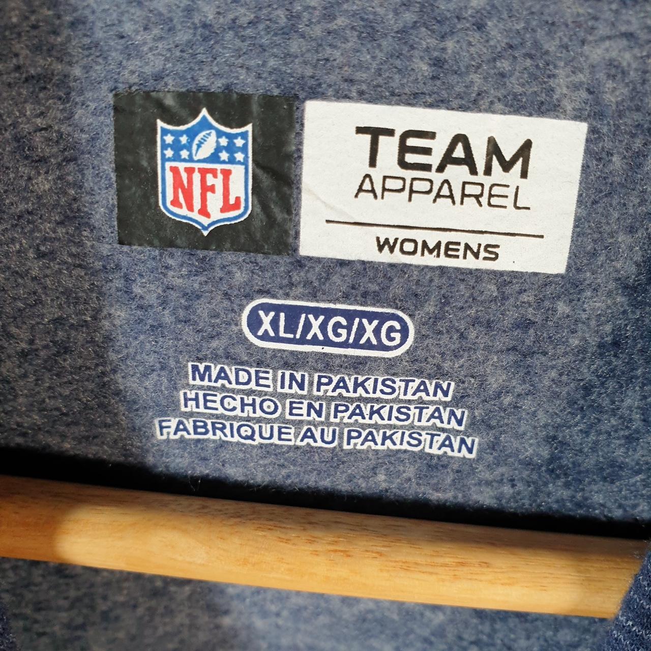 Vintage NFL Denver Broncos Hoodie Womens XL Blue Pullover USA Pro Sport