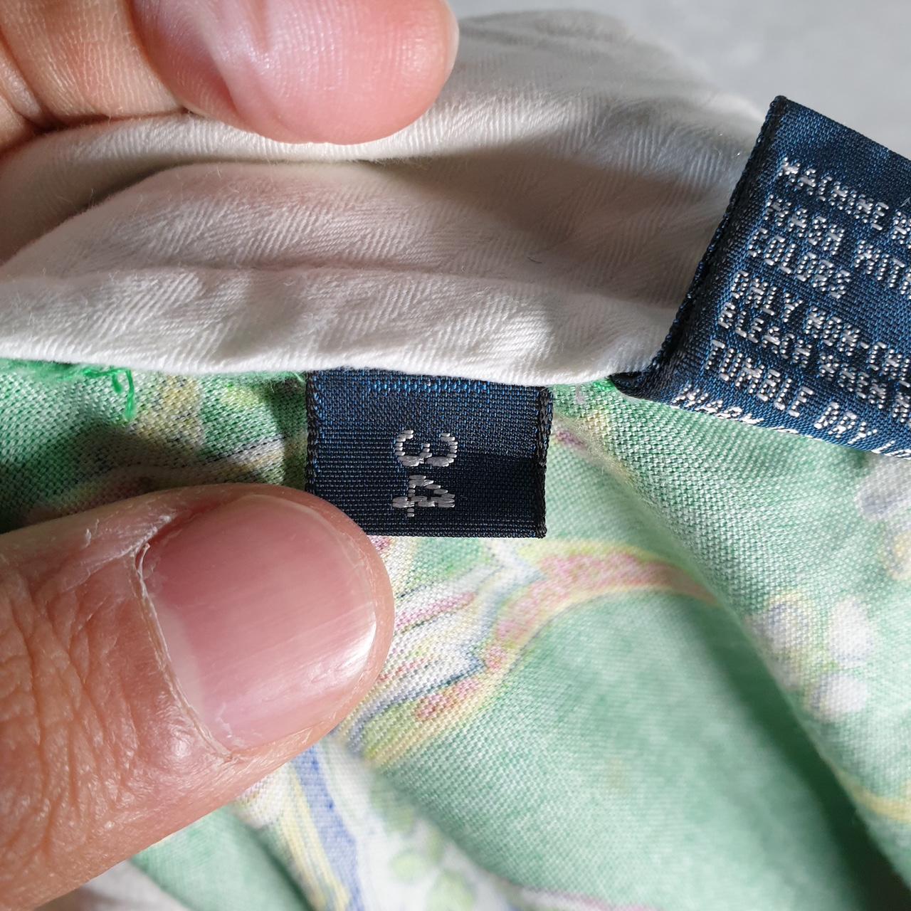 Vintage Ralph Lauren Paisley Polo Shorts Jorts Chino Cargo Men’s W34 Green Baggy Cotton A4358